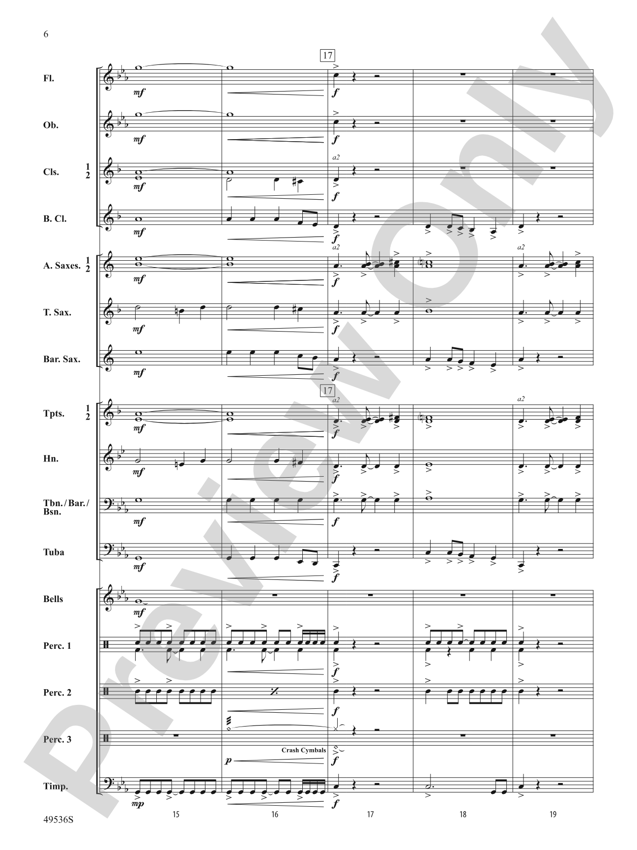 Swords of Glory: Concert Band Conductor Score & Parts