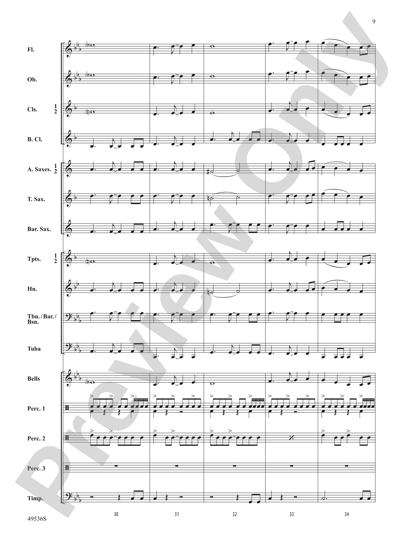 Swords of Glory: Concert Band Conductor Score & Parts
