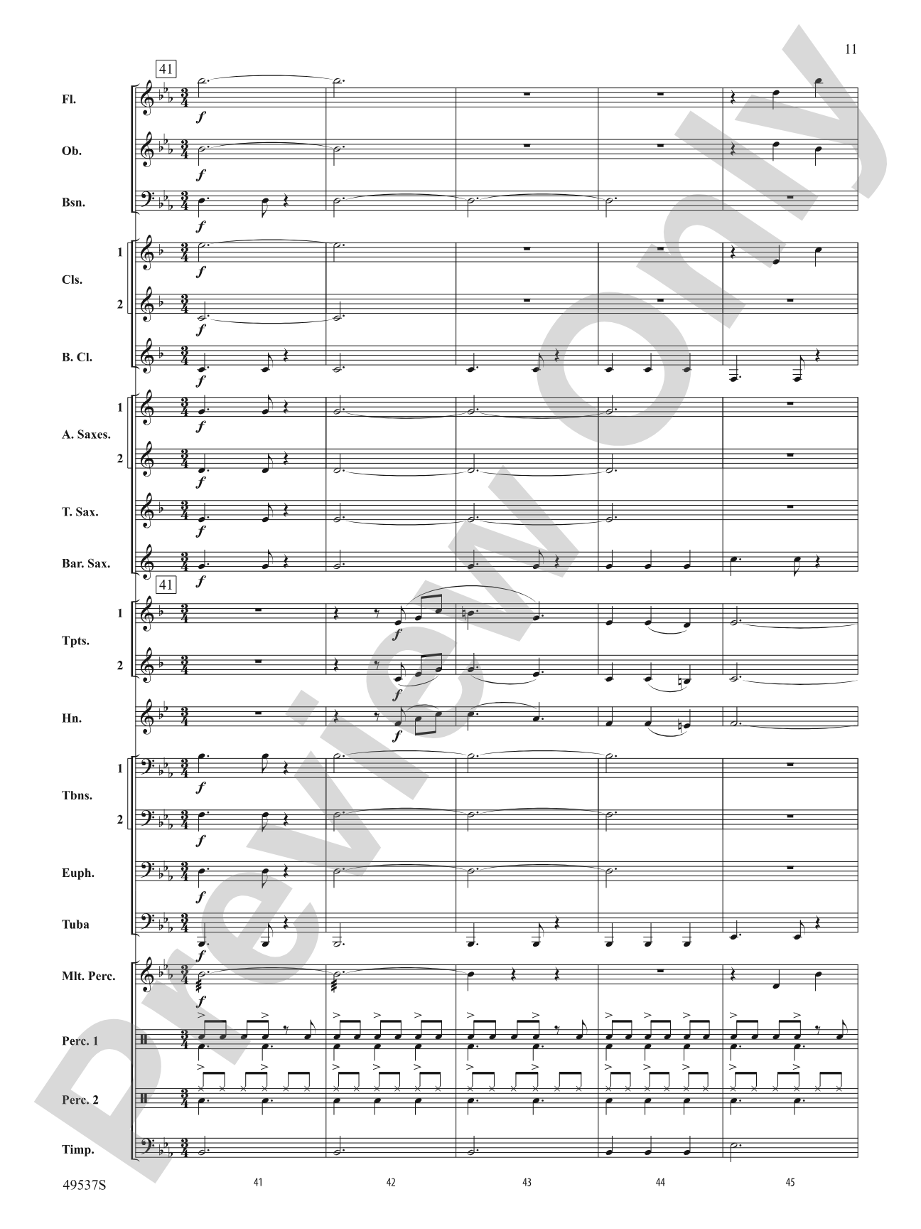 At the Edge of the Sea: Concert Band Conductor Score & Parts
