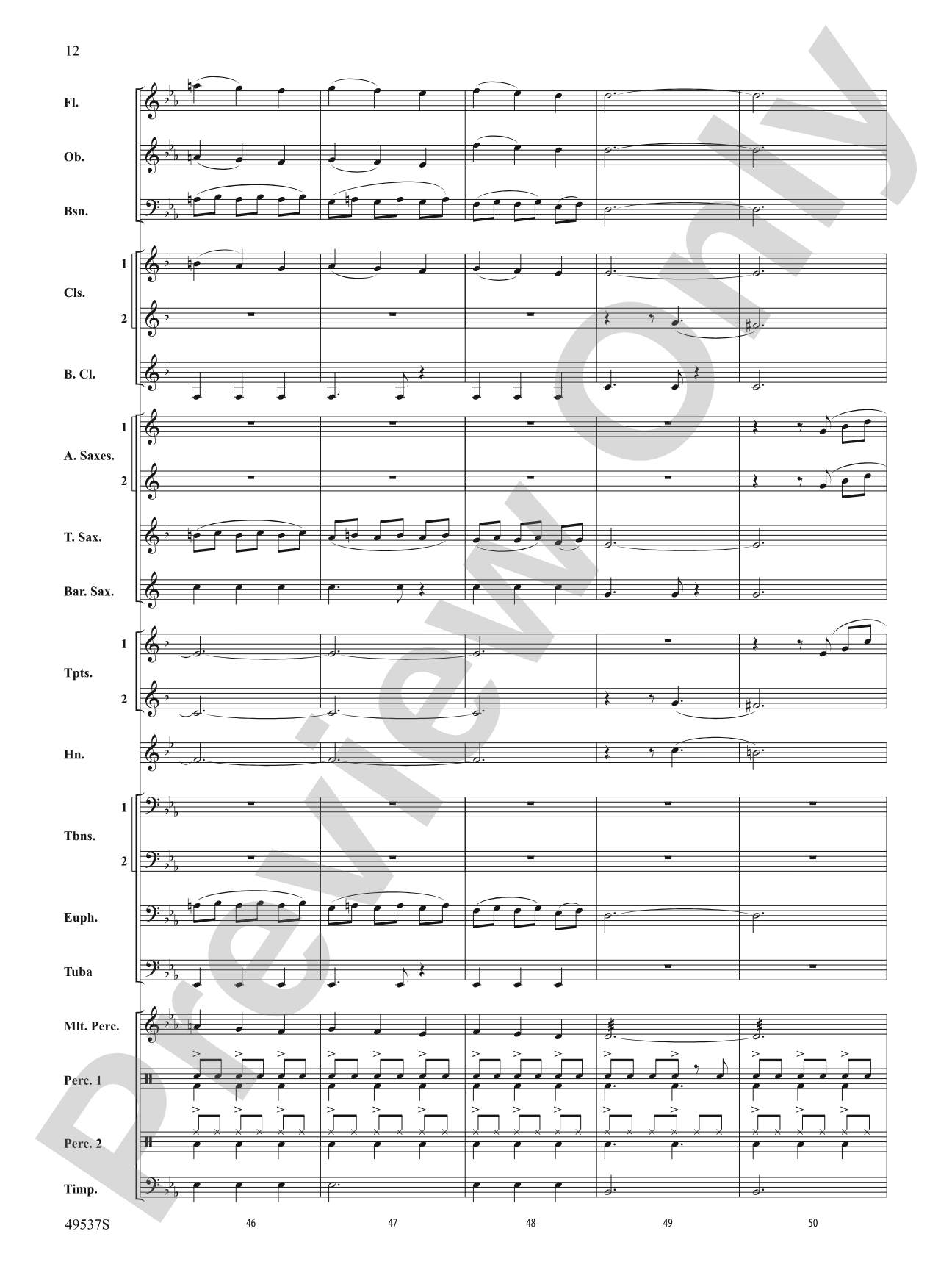 At the Edge of the Sea: Concert Band Conductor Score & Parts