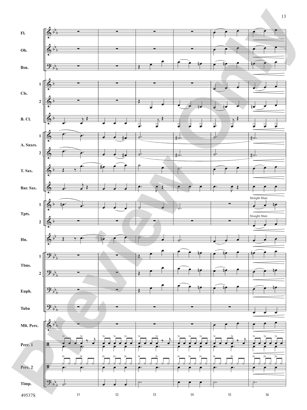 At the Edge of the Sea: Concert Band Conductor Score & Parts