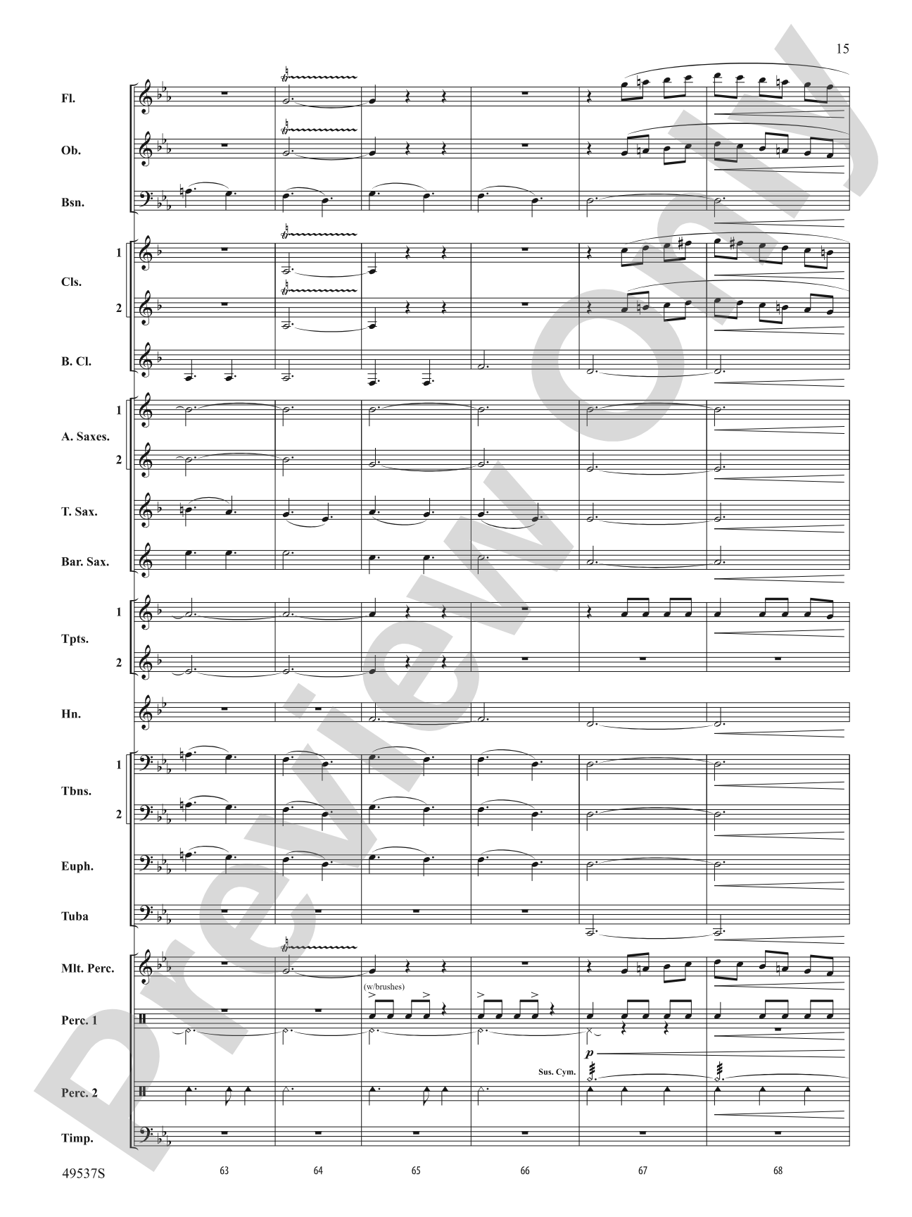 At the Edge of the Sea: Concert Band Conductor Score & Parts