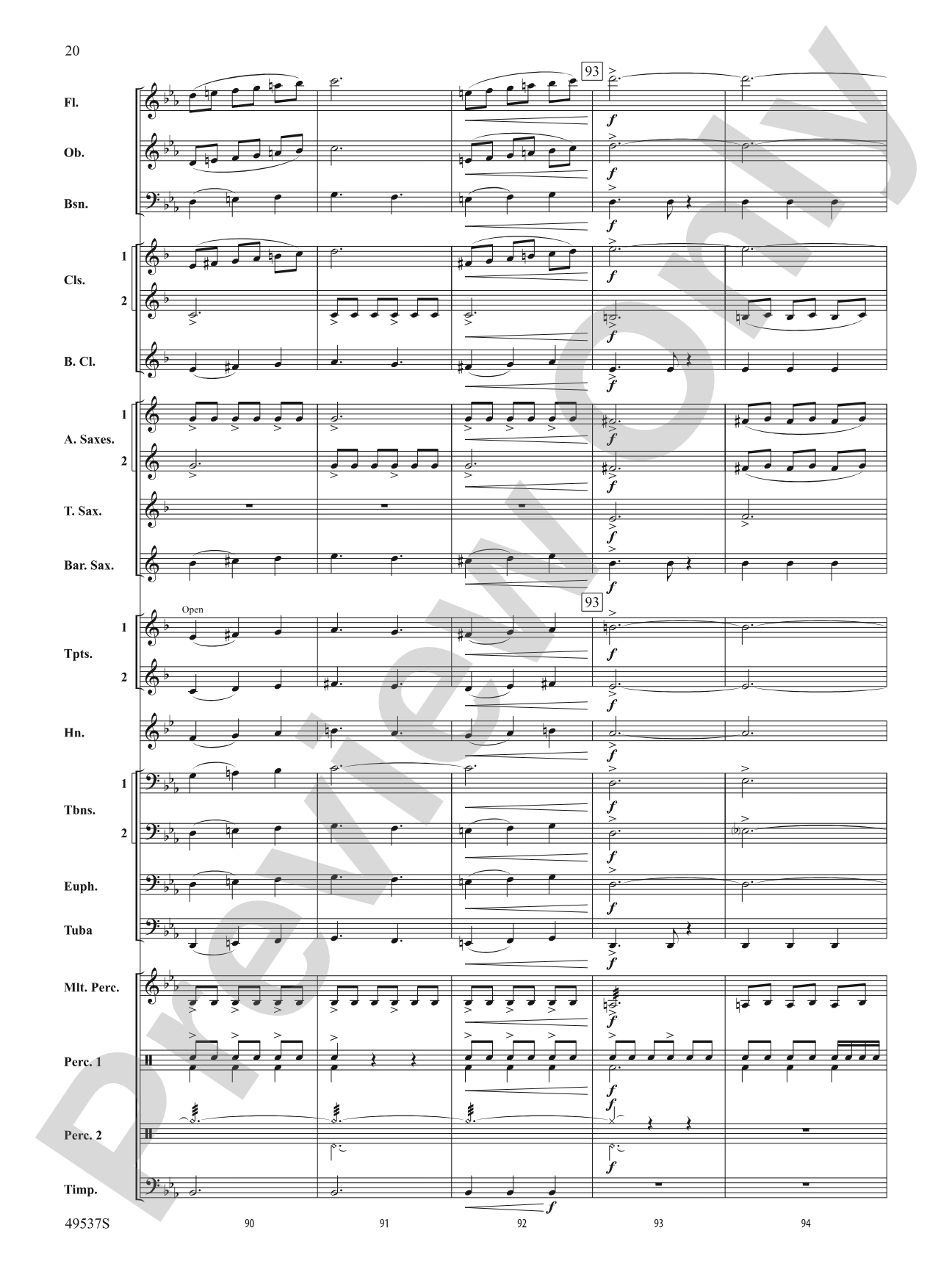 At the Edge of the Sea: Concert Band Conductor Score & Parts