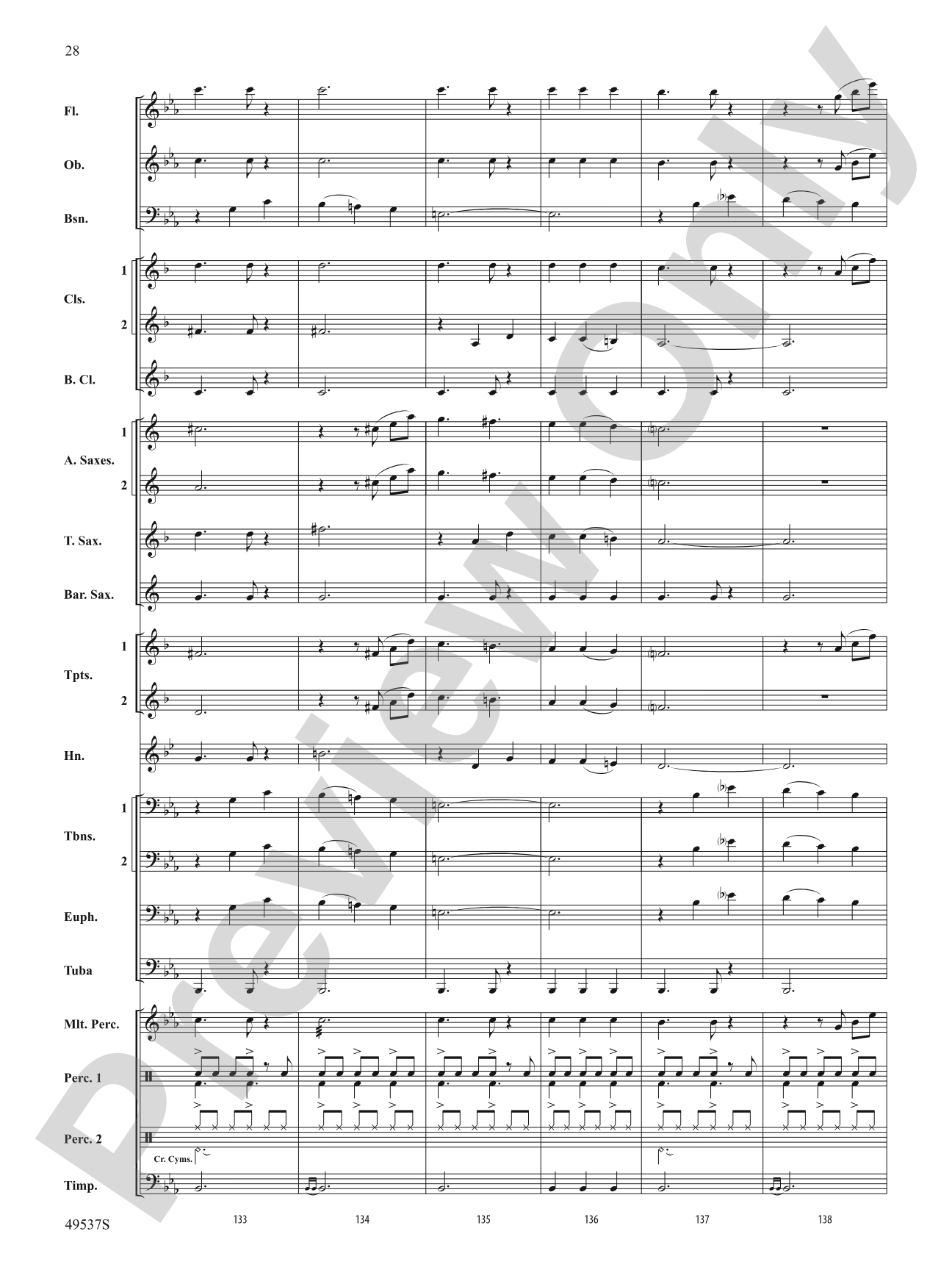 At the Edge of the Sea: Concert Band Conductor Score & Parts