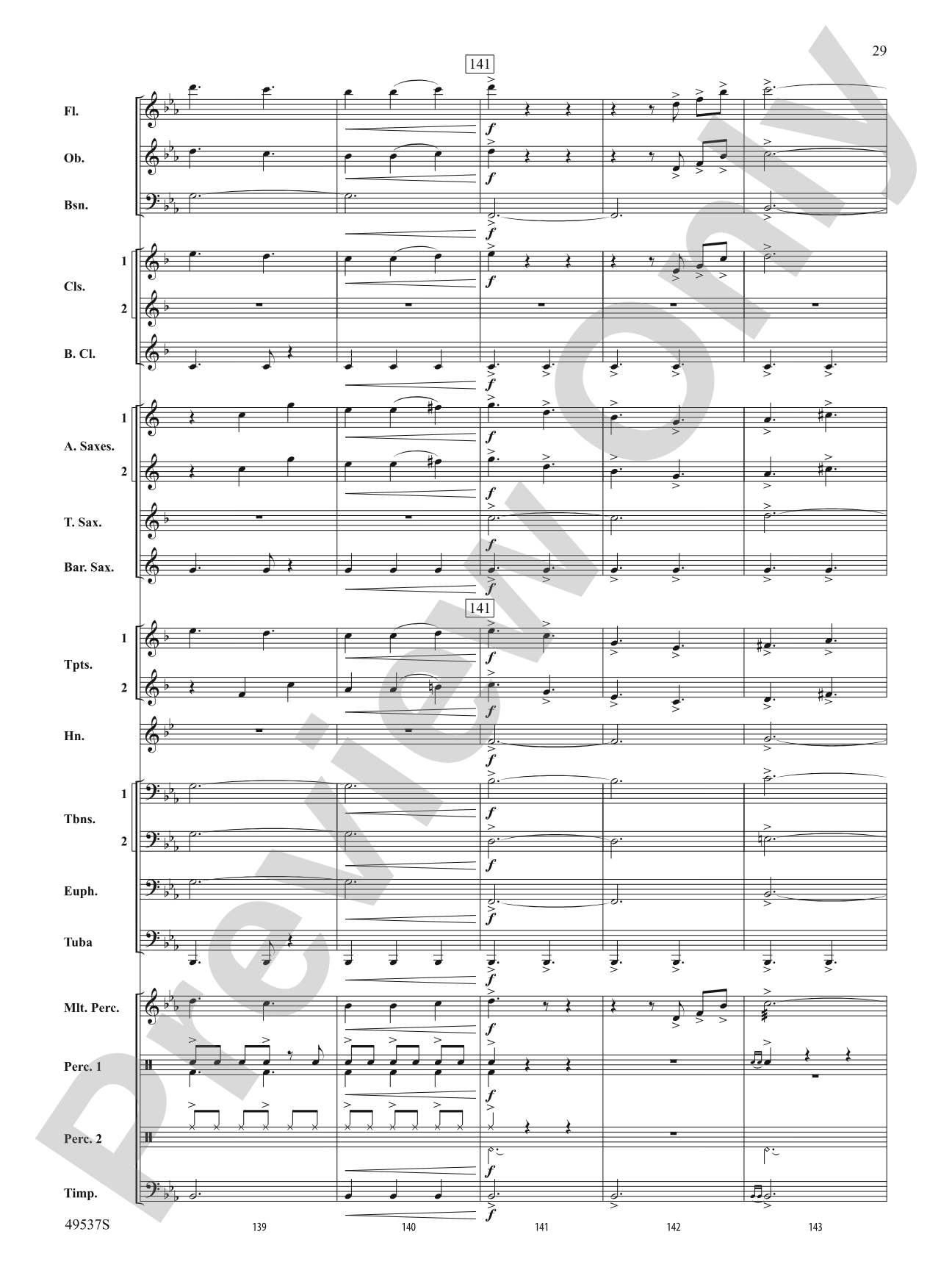 At the Edge of the Sea: Concert Band Conductor Score & Parts