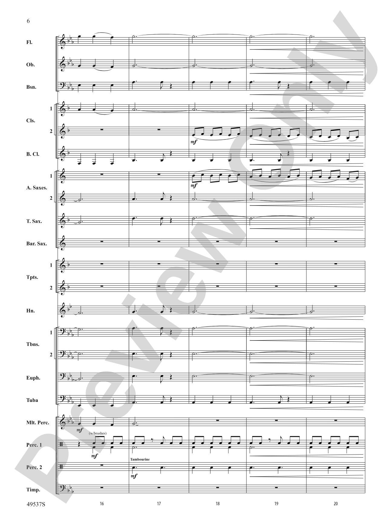 At the Edge of the Sea: Concert Band Conductor Score & Parts