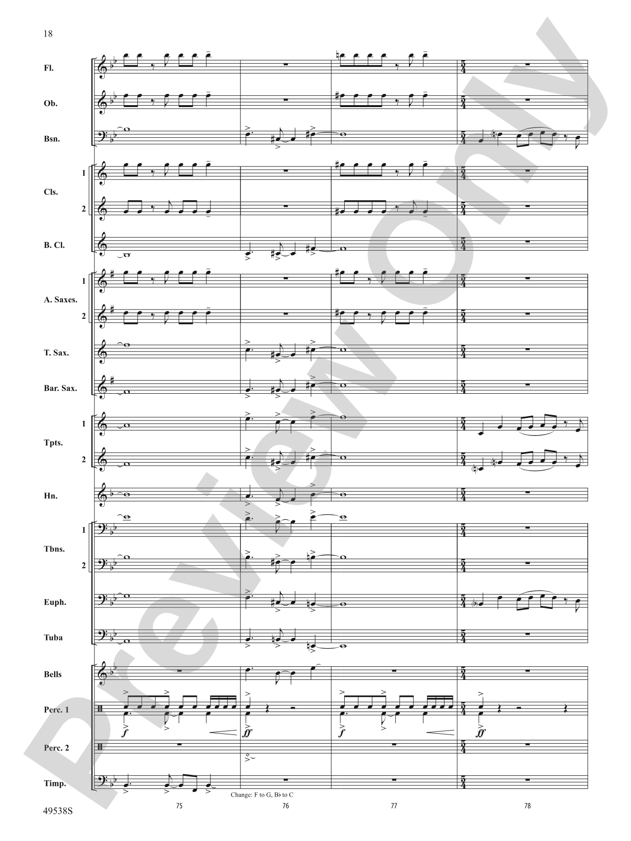 Stay Tuned: Concert Band Conductor Score & Parts