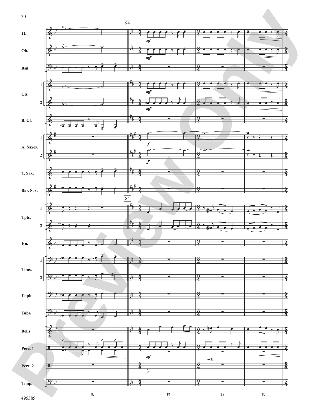 Stay Tuned: Concert Band Conductor Score & Parts