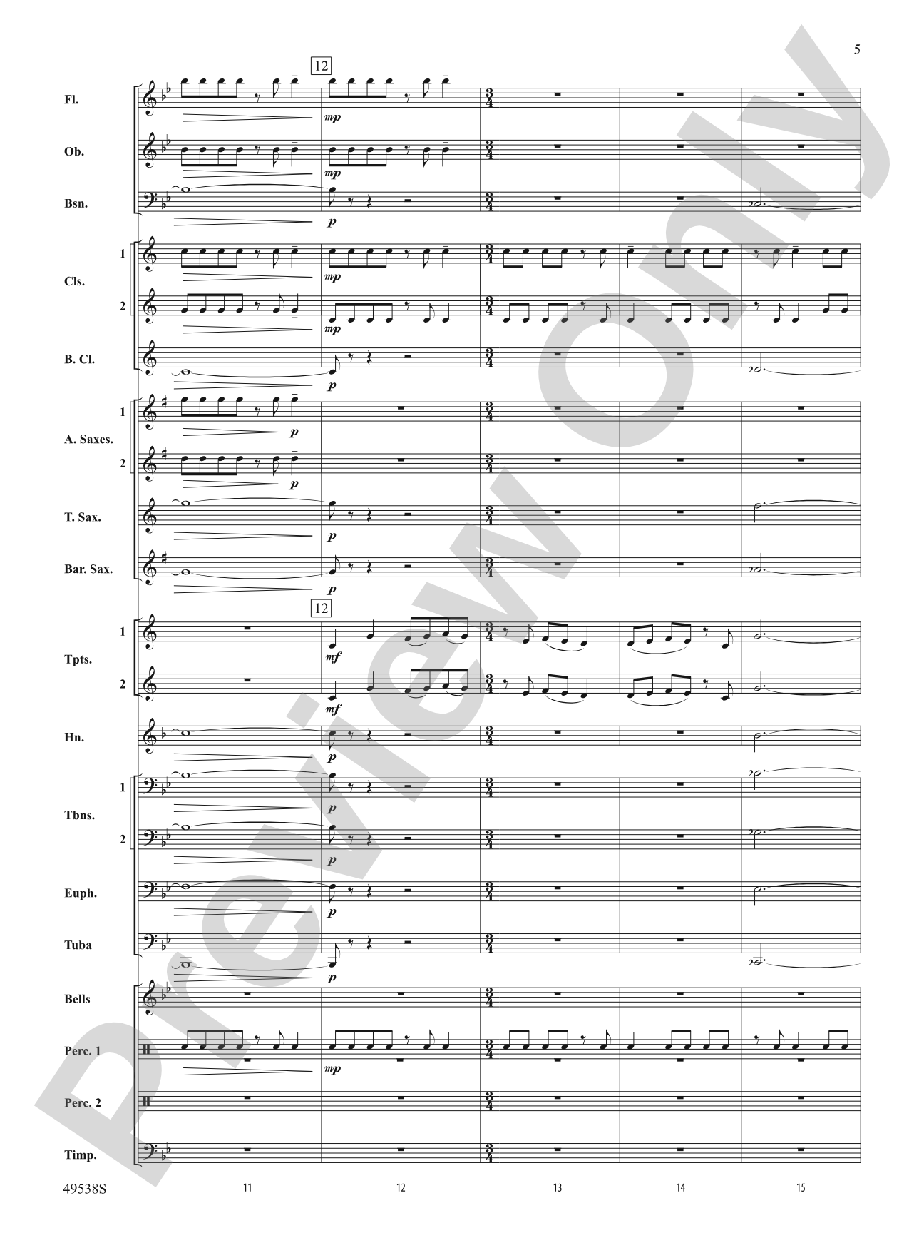 Stay Tuned: Concert Band Conductor Score & Parts