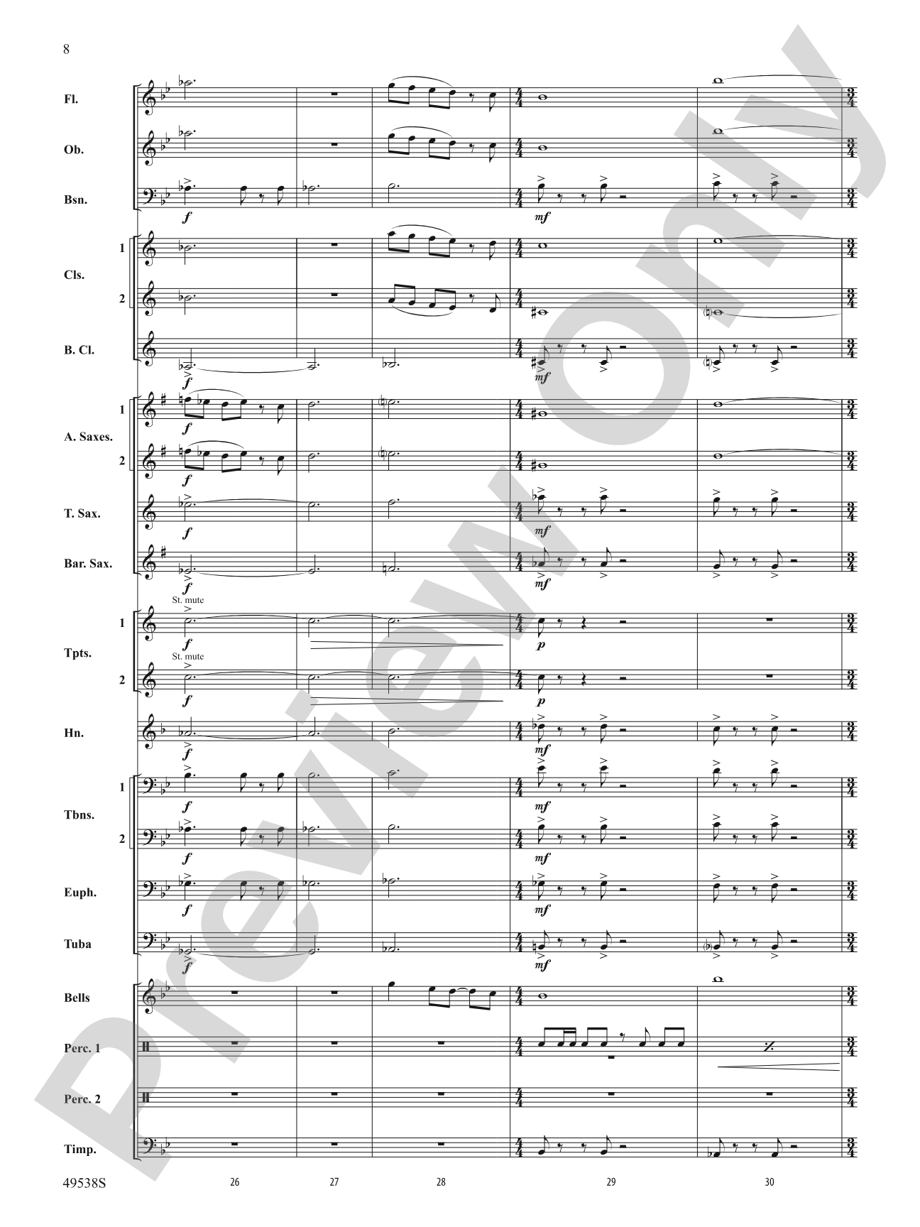Stay Tuned: Concert Band Conductor Score & Parts