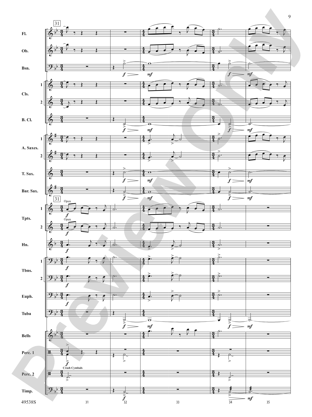 Stay Tuned: Concert Band Conductor Score & Parts