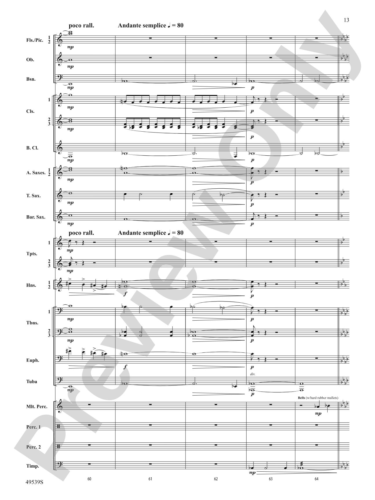 Union Hymn Variants: Concert Band Conductor Score & Parts