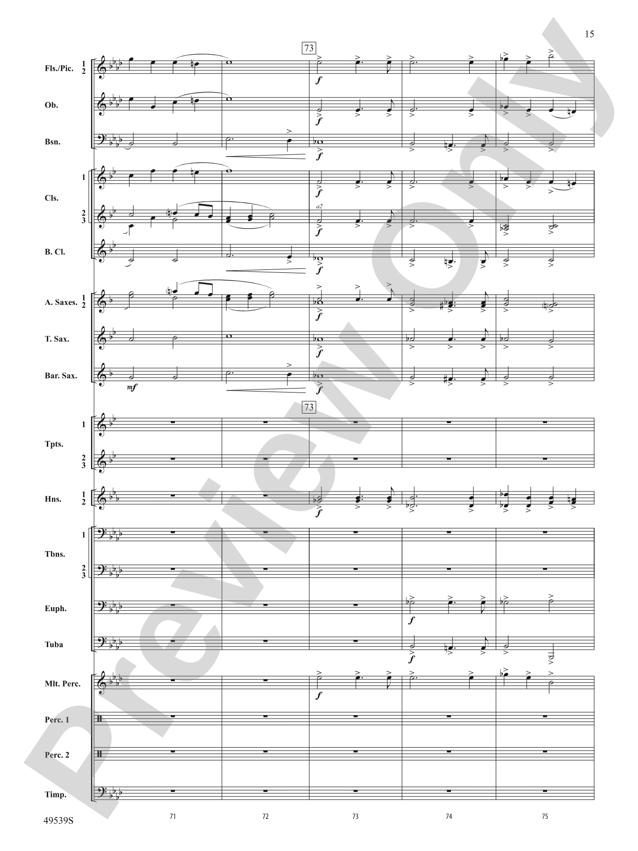 Union Hymn Variants: Concert Band Conductor Score & Parts