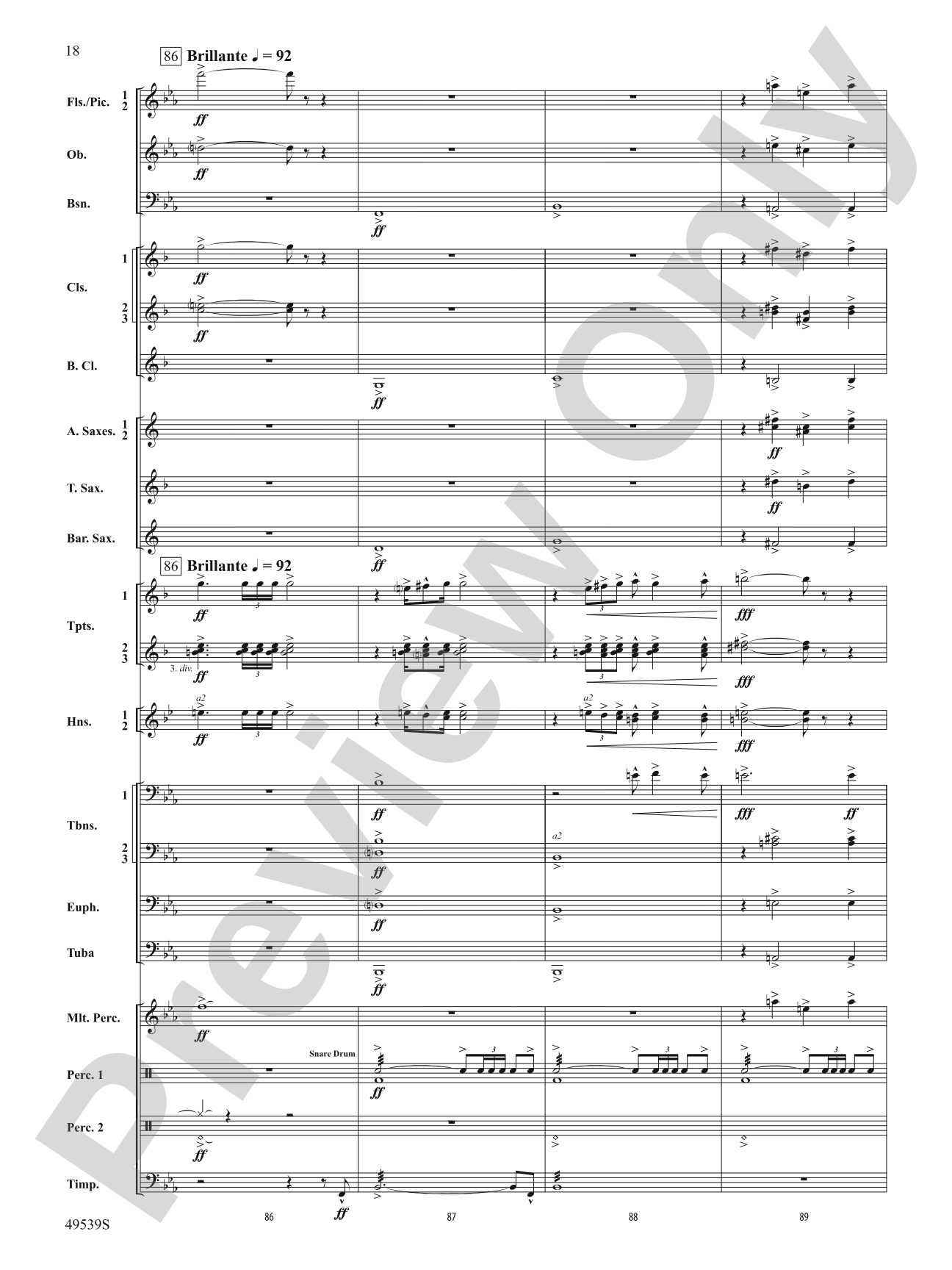 Union Hymn Variants: Concert Band Conductor Score & Parts