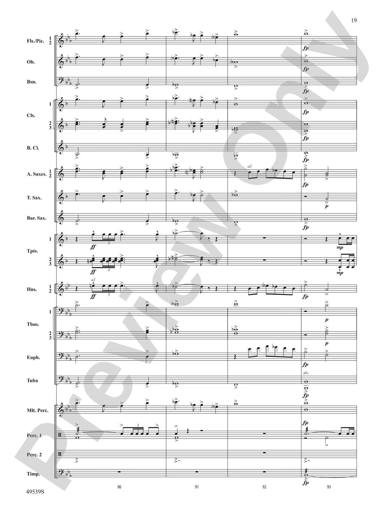 Union Hymn Variants: Concert Band Conductor Score & Parts