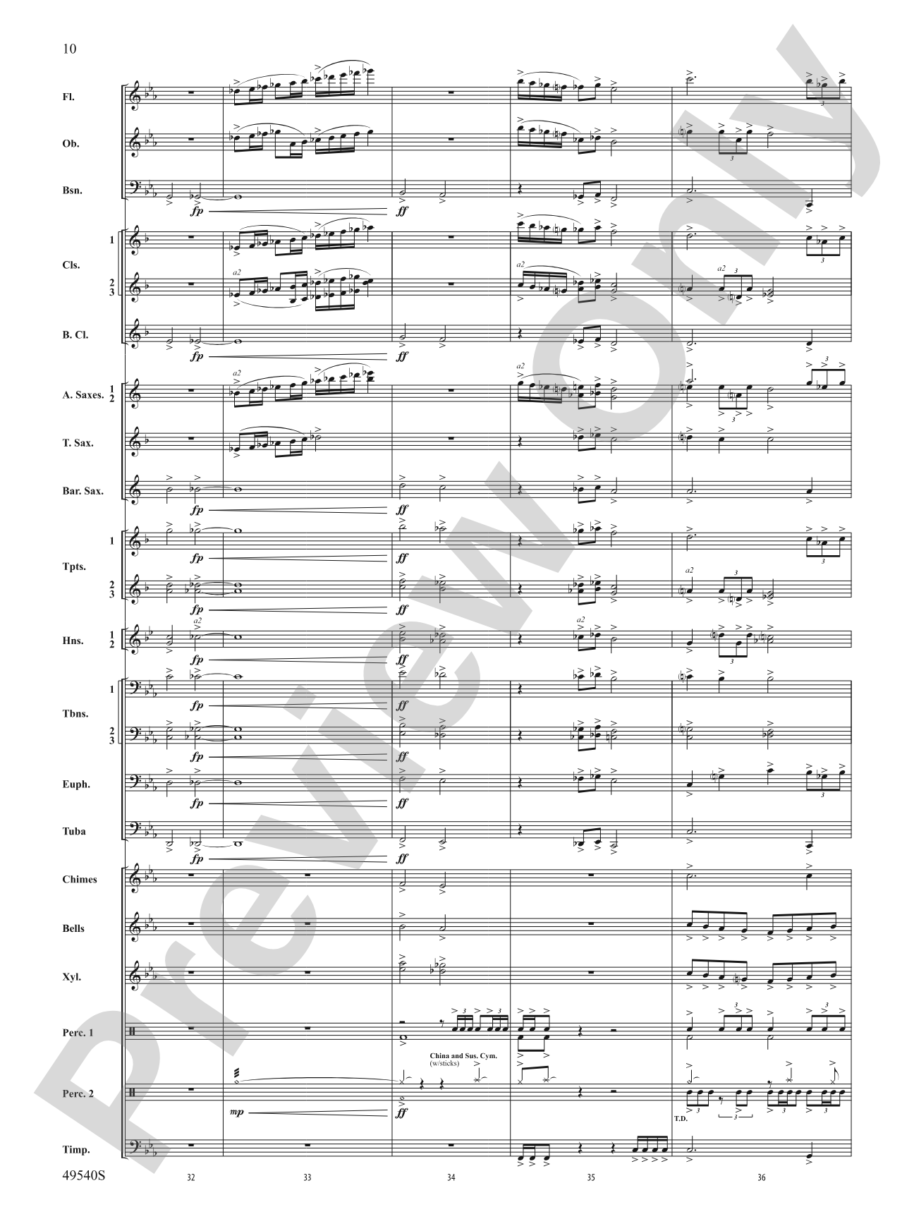 Gem City Fanfare: Concert Band Conductor Score & Parts