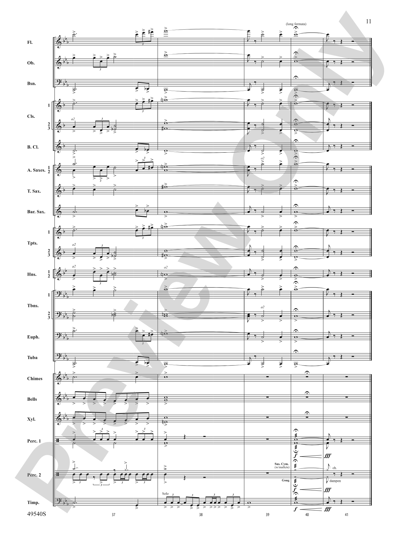 Gem City Fanfare: Concert Band Conductor Score & Parts