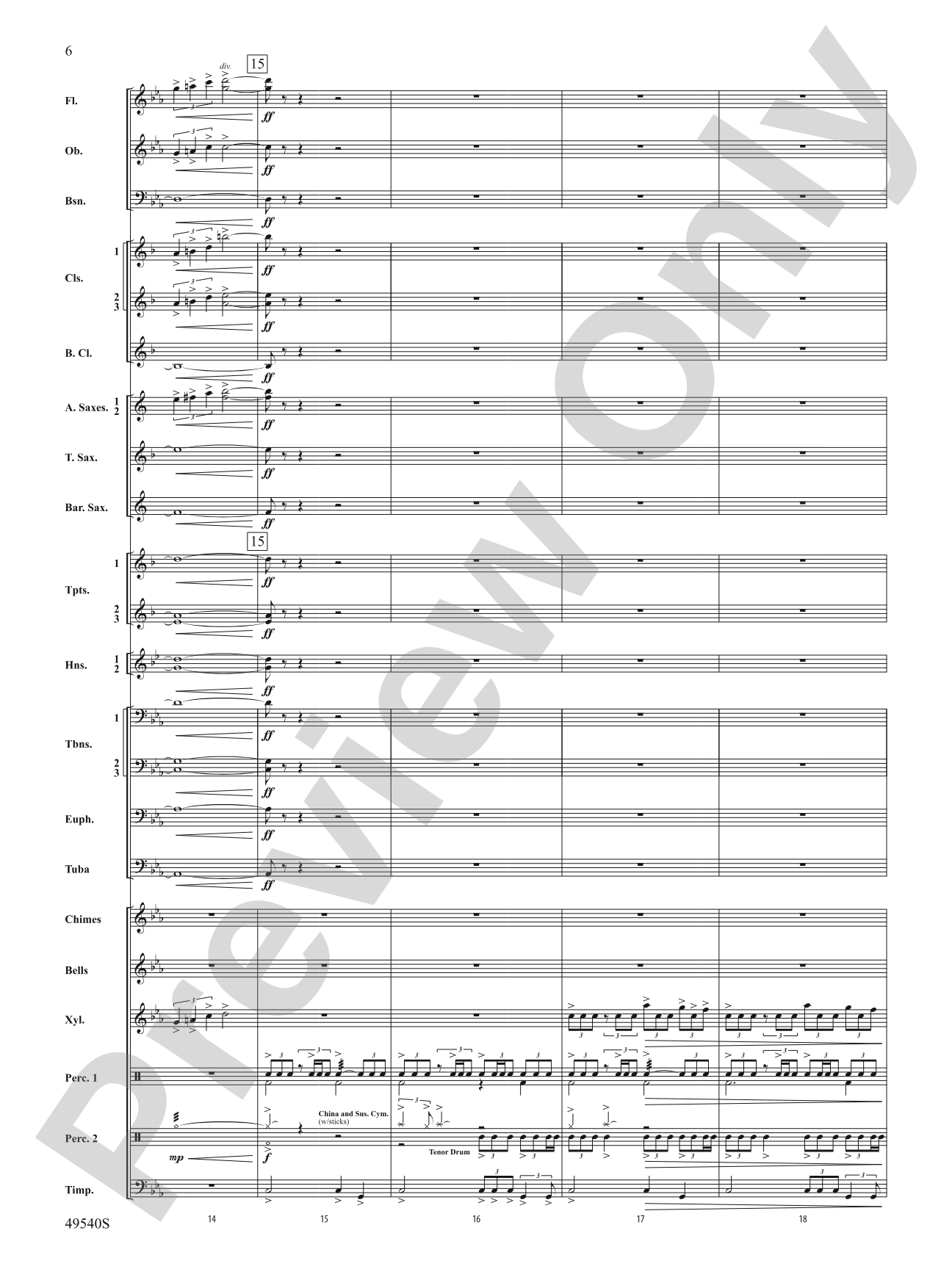 Gem City Fanfare: Concert Band Conductor Score & Parts