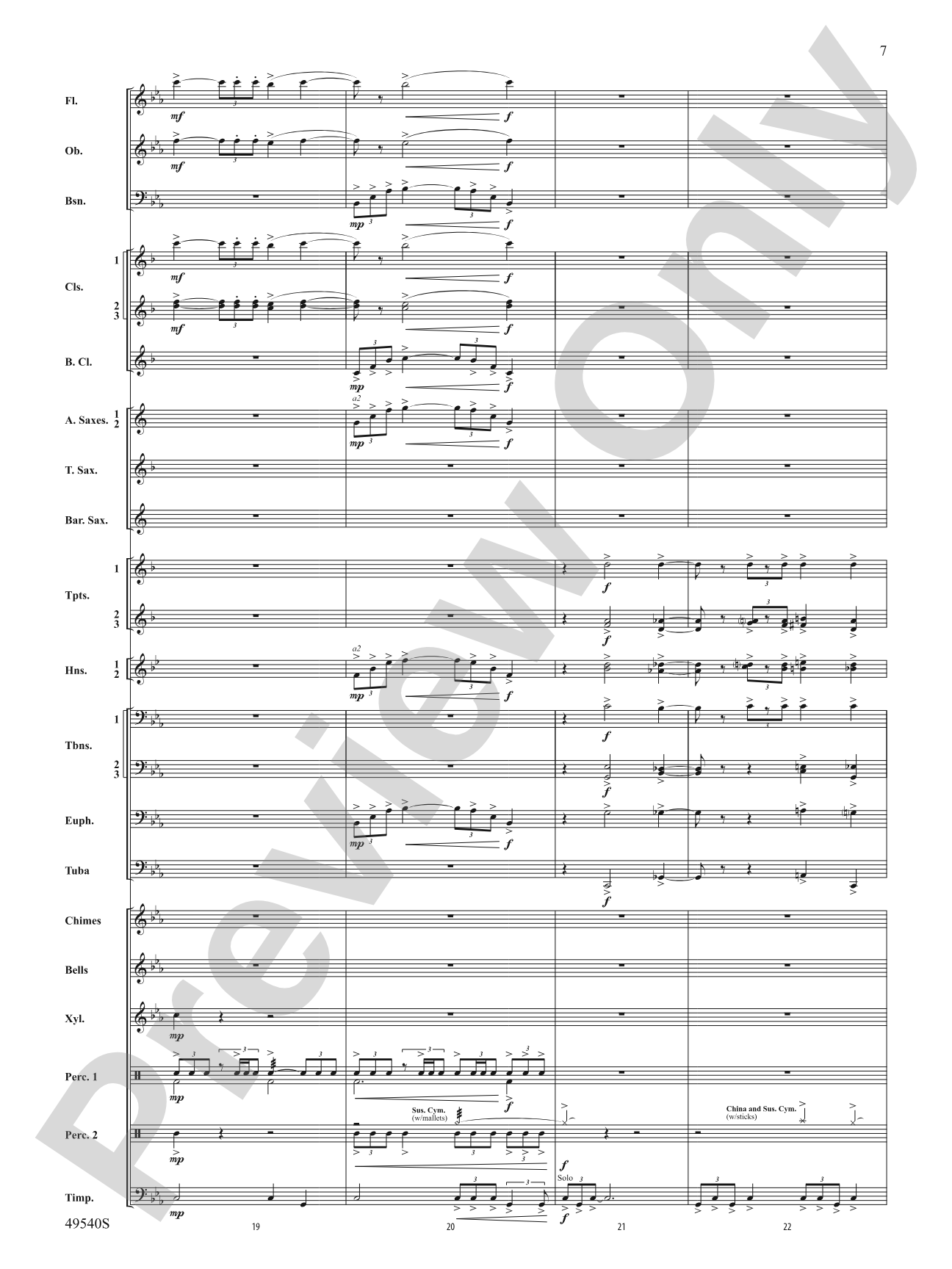 Gem City Fanfare: Concert Band Conductor Score & Parts