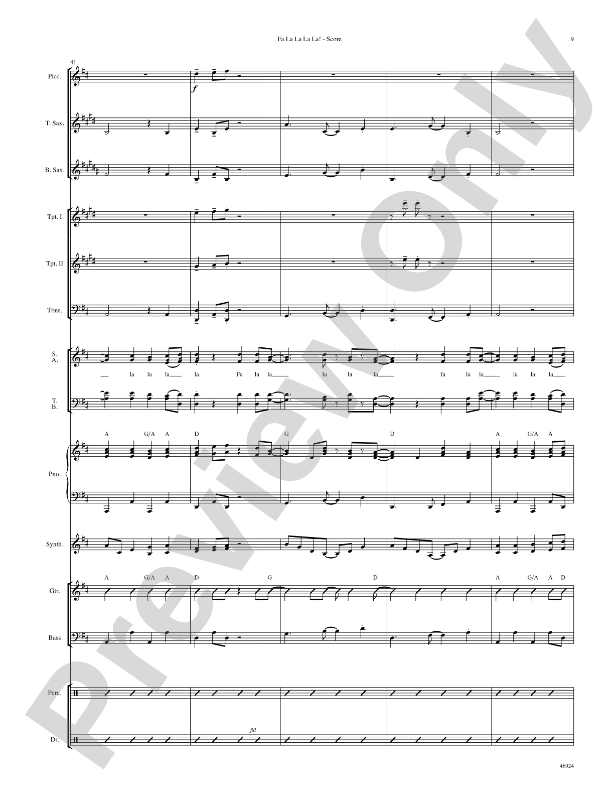 Fa La La La La!: Choral SoundPax