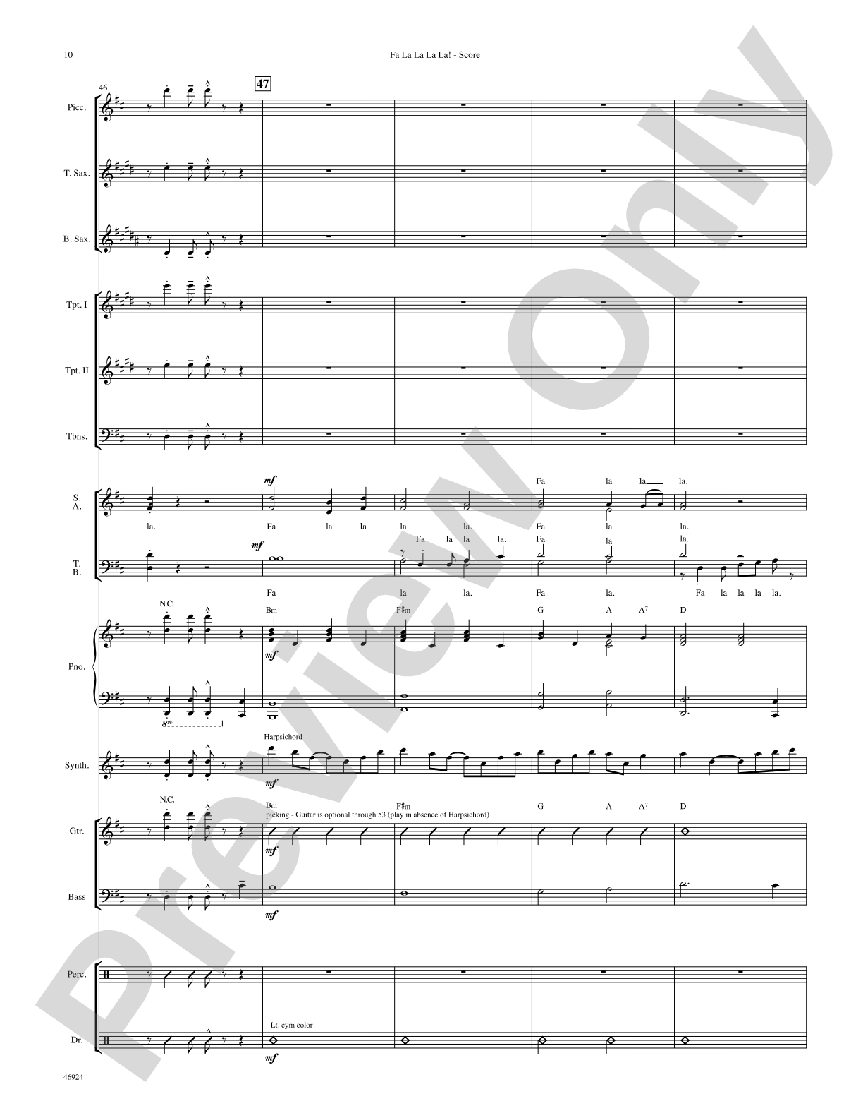 Fa La La La La!: Choral SoundPax
