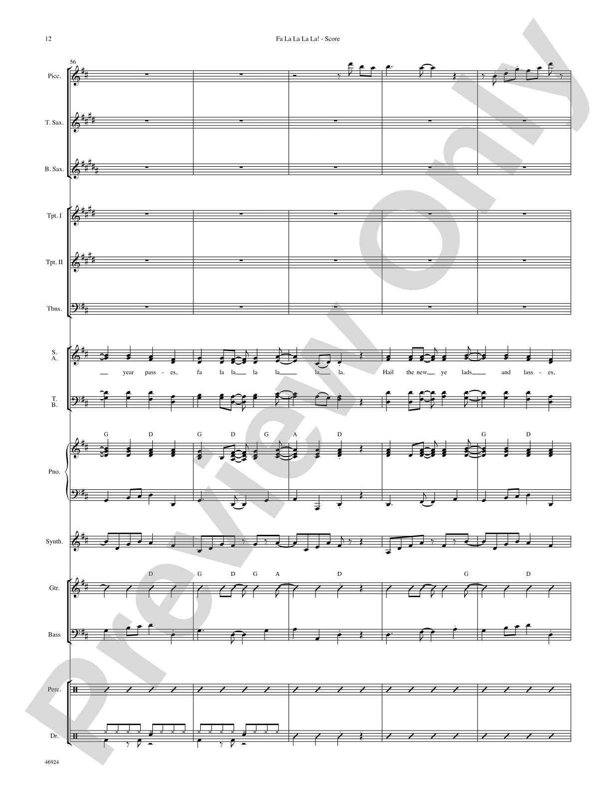 Fa La La La La!: Choral SoundPax