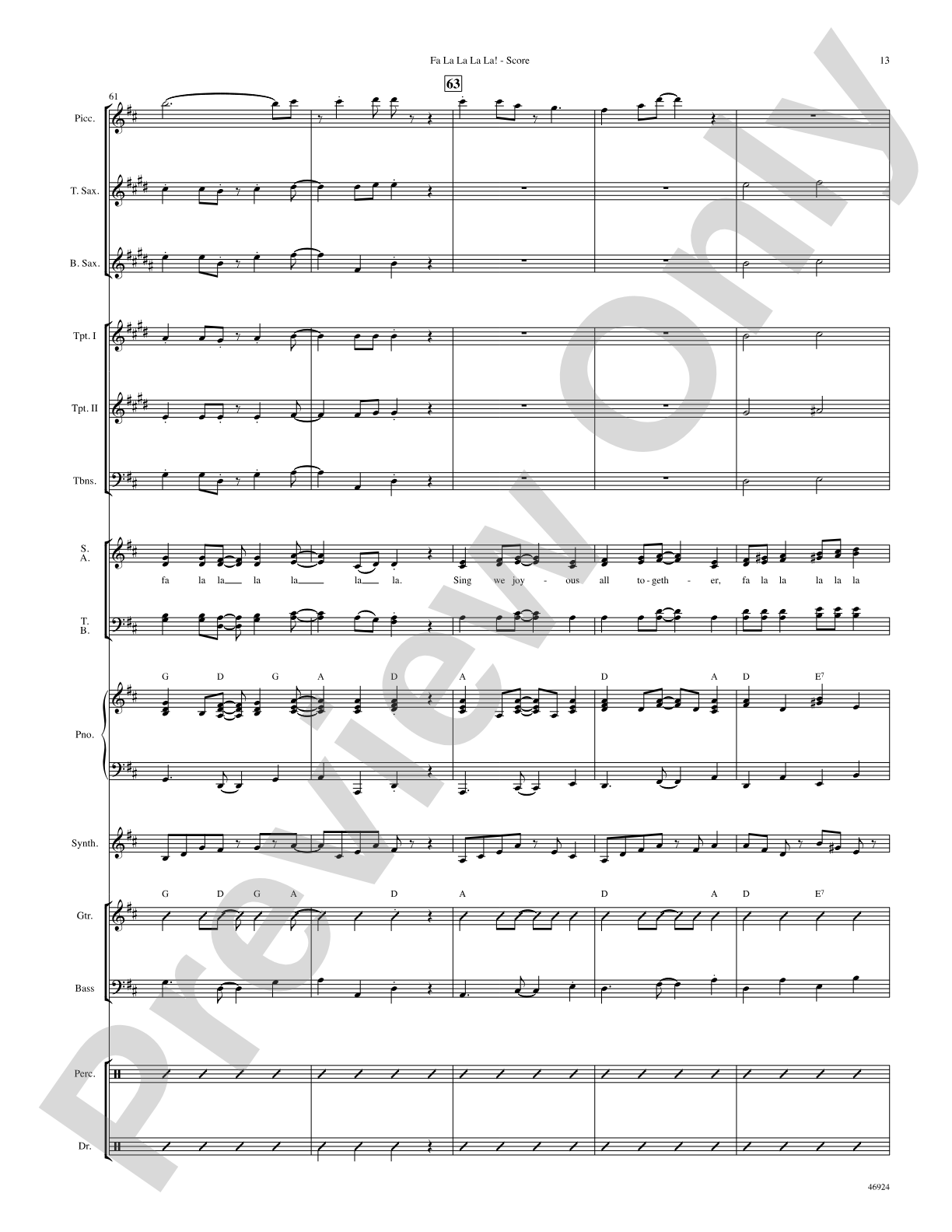 Fa La La La La!: Choral SoundPax