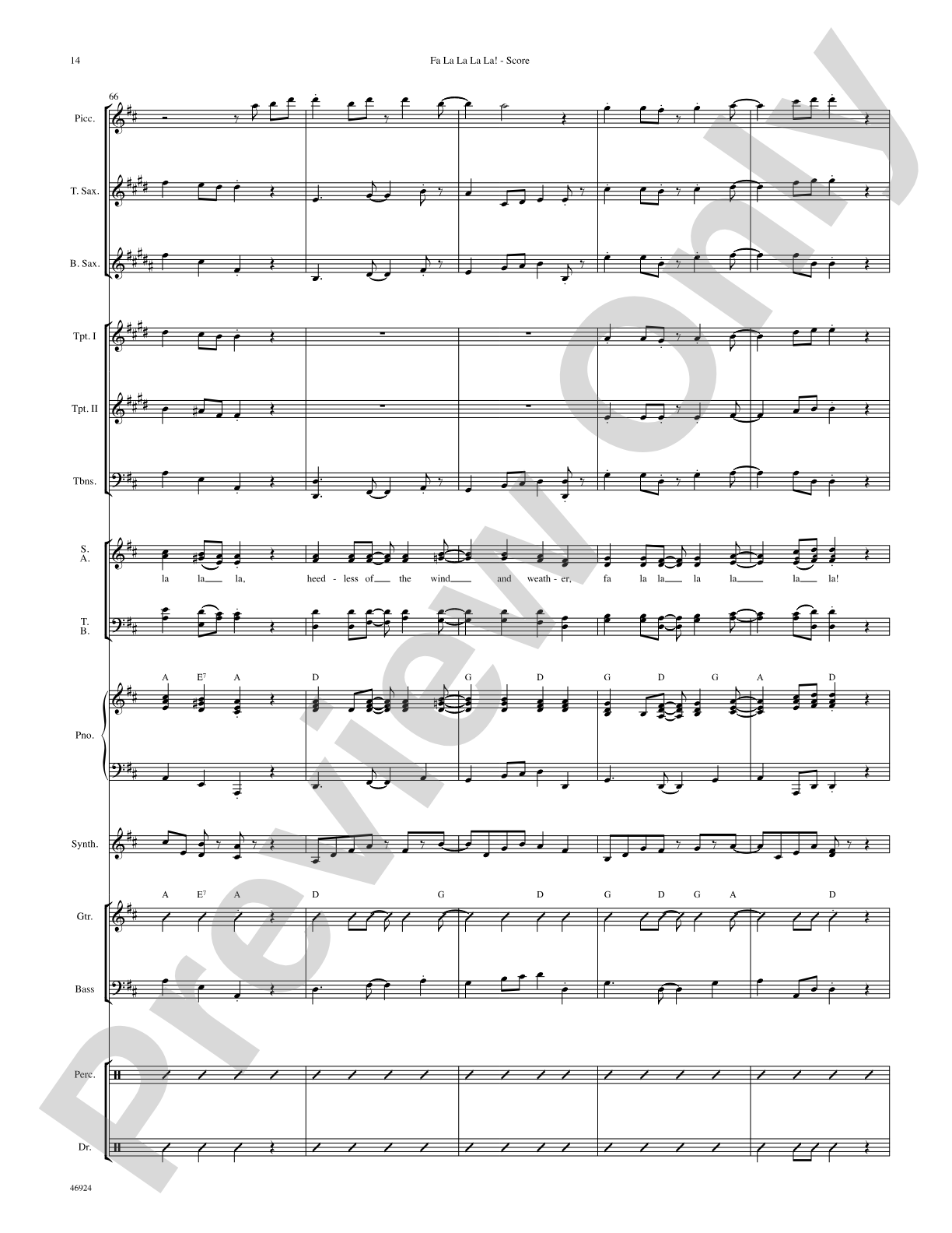 Fa La La La La!: Choral SoundPax