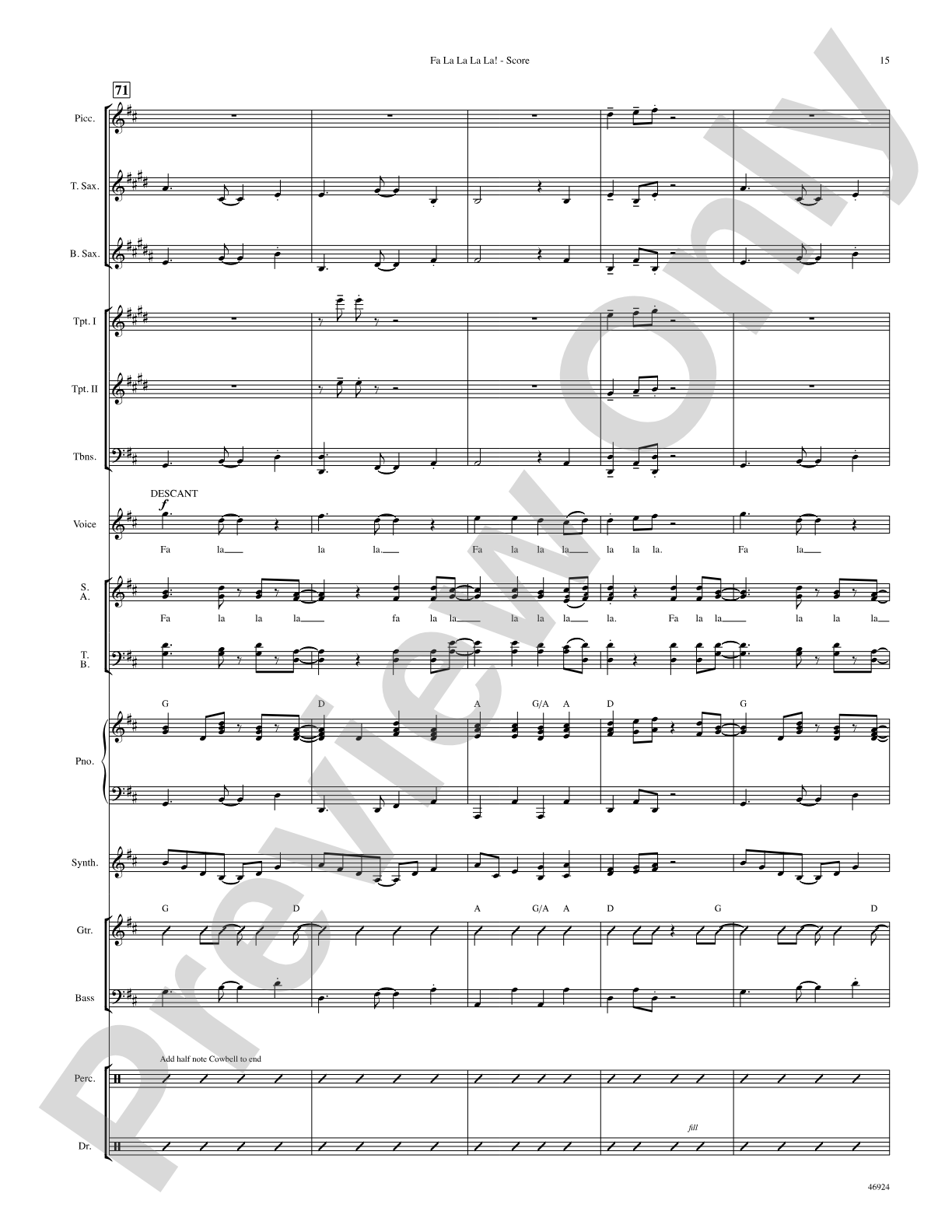 Fa La La La La!: Choral SoundPax