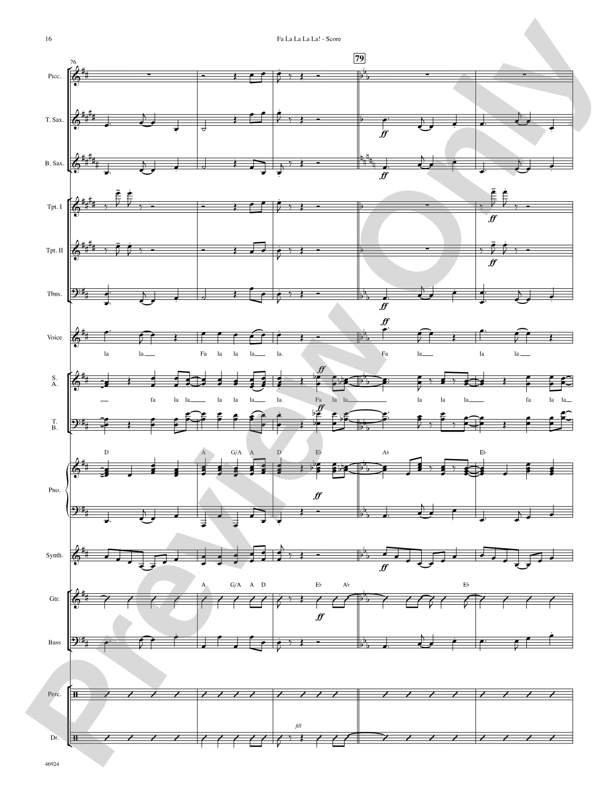 Fa La La La La!: Choral SoundPax