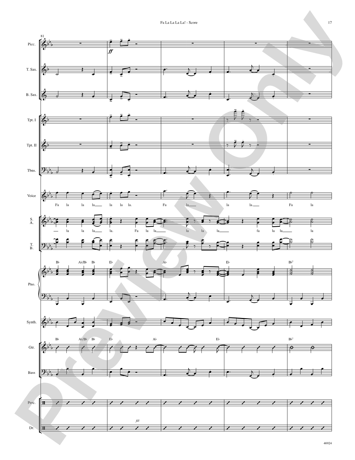 Fa La La La La!: Choral SoundPax