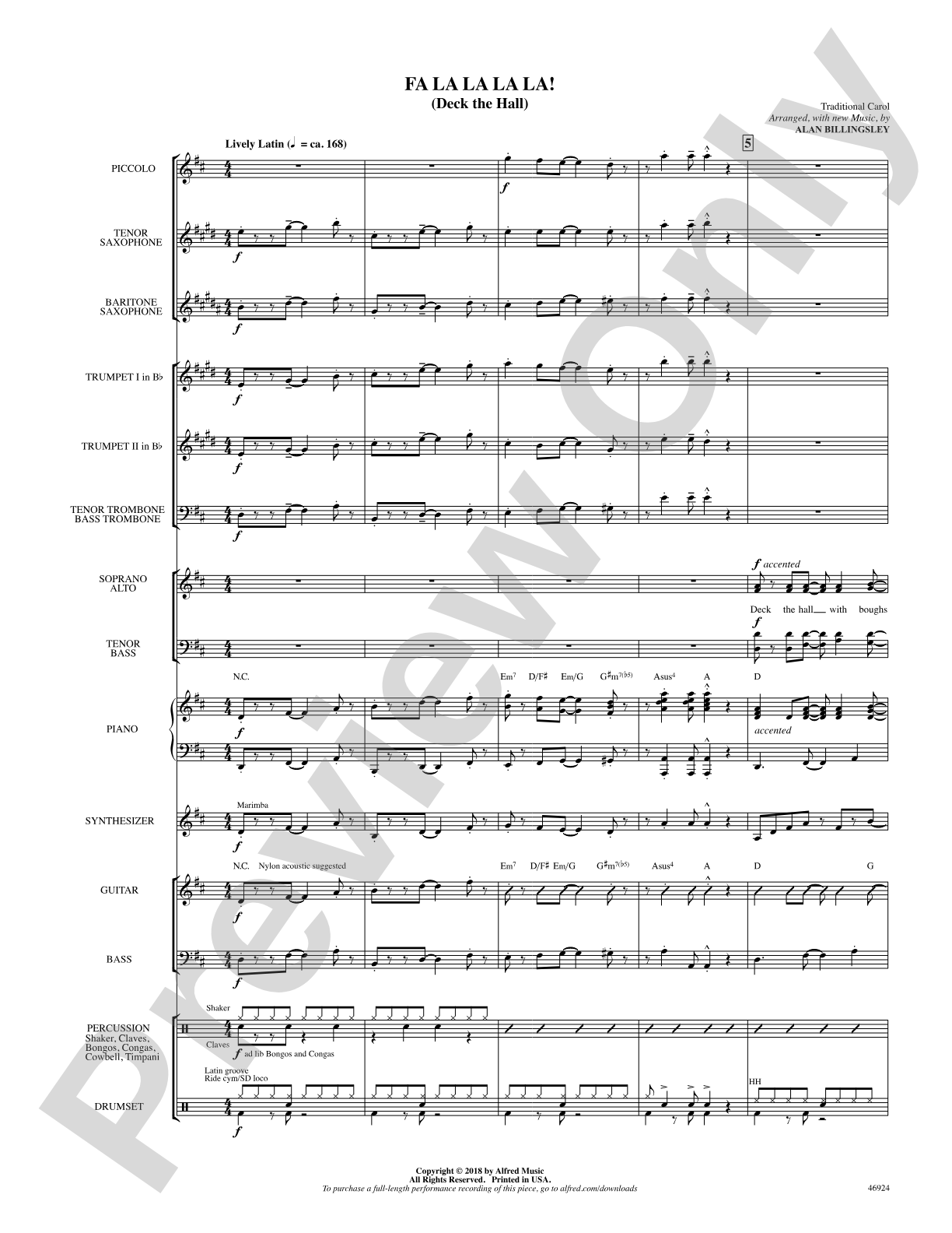 Fa La La La La!: Choral SoundPax