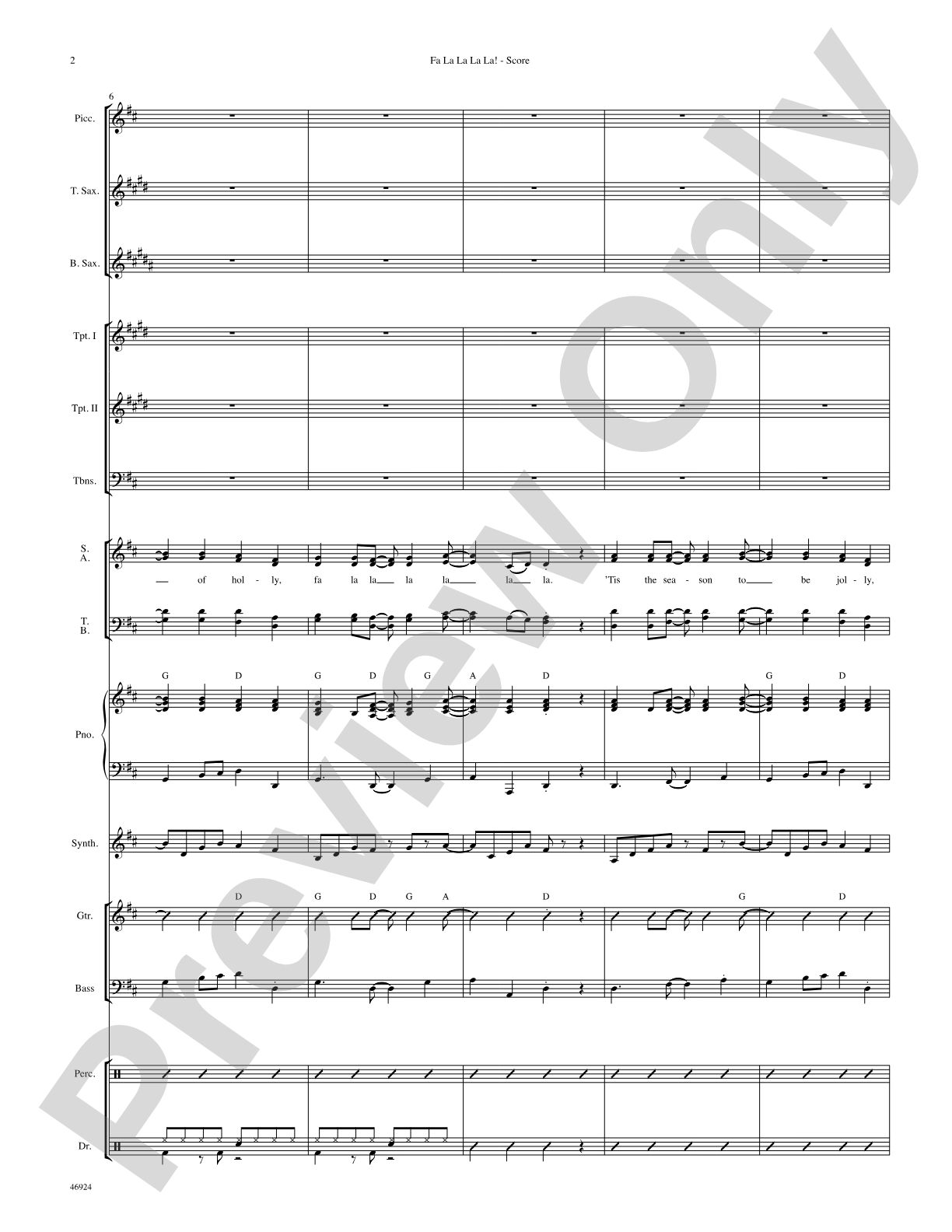 Fa La La La La!: Choral SoundPax