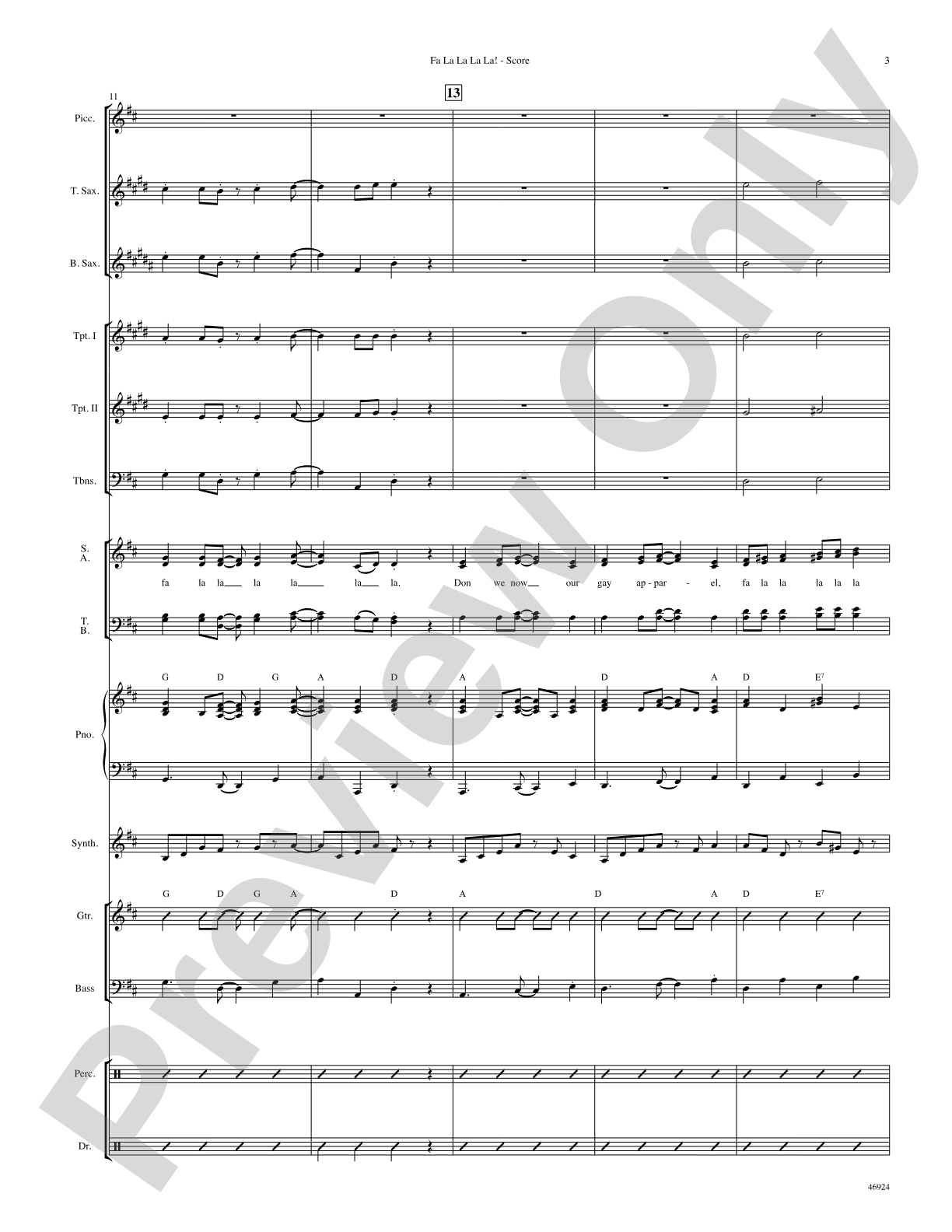 Fa La La La La!: Choral SoundPax