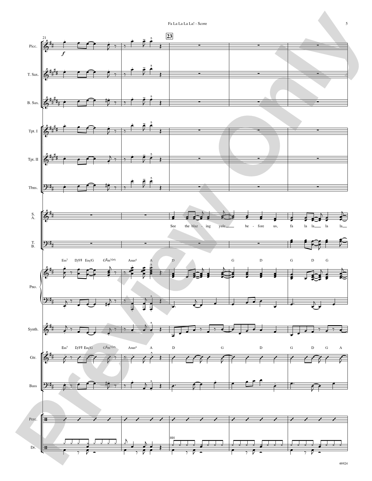 Fa La La La La!: Choral SoundPax
