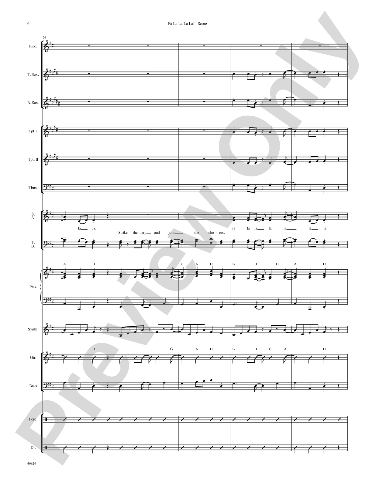 Fa La La La La!: Choral SoundPax