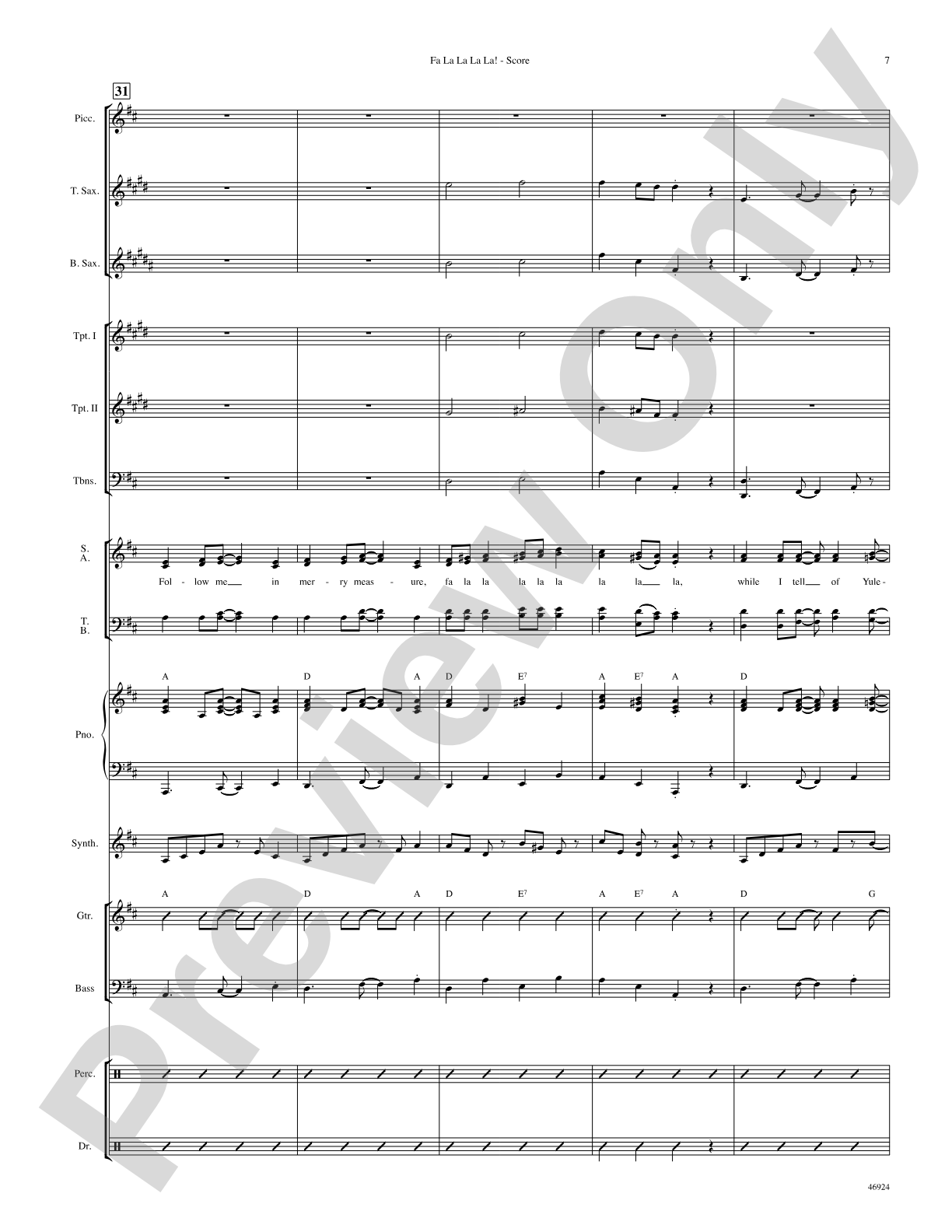 Fa La La La La!: Choral SoundPax