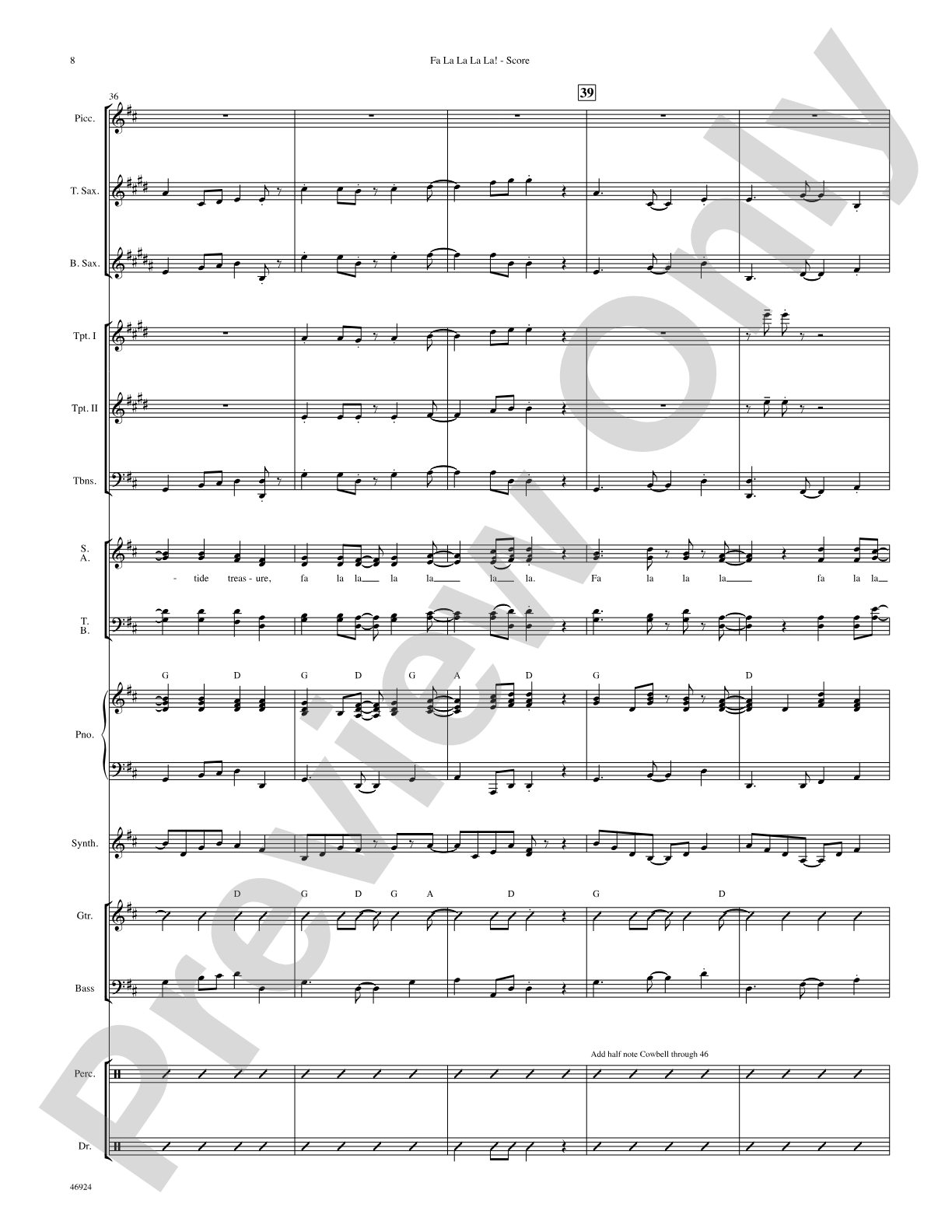 Fa La La La La!: Choral SoundPax