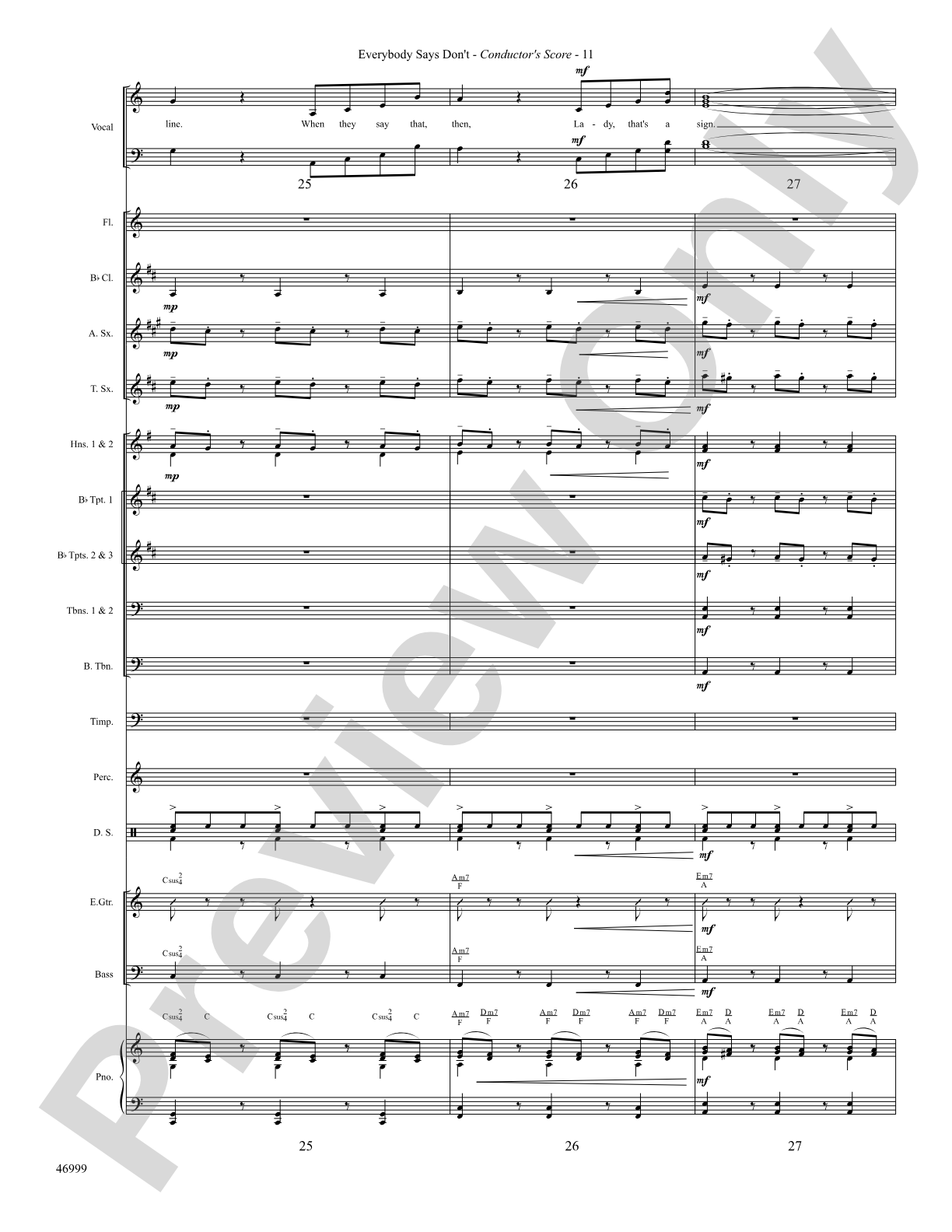 Everybody Says Don't: Choral SoundPax