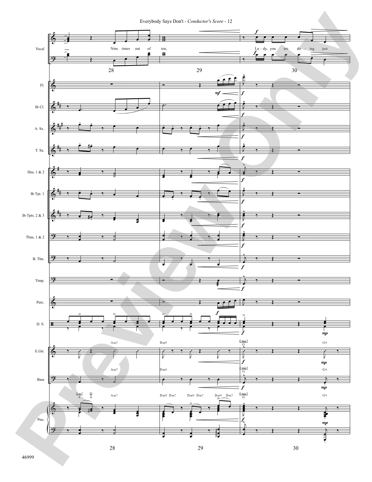 Everybody Says Don't: Choral SoundPax