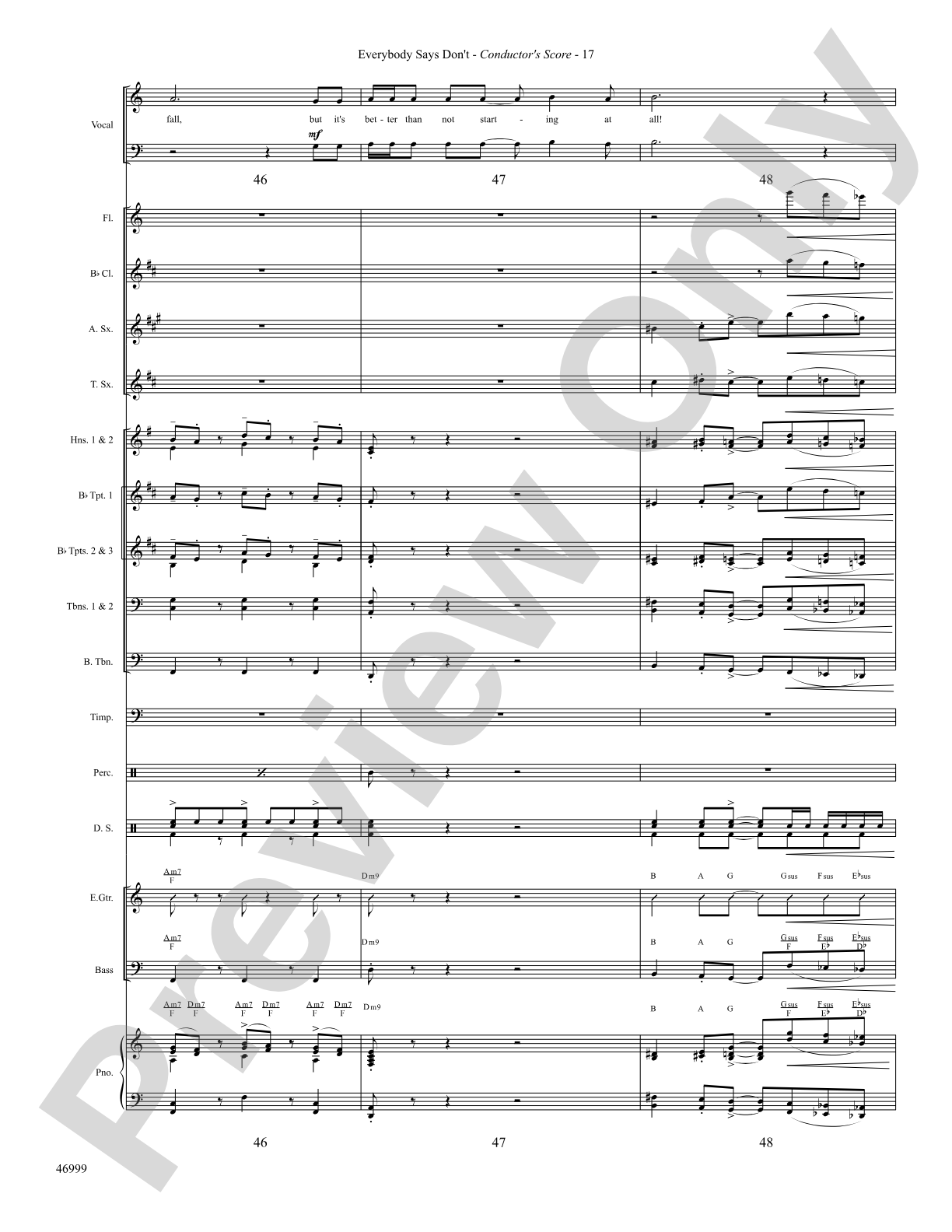 Everybody Says Don't: Choral SoundPax