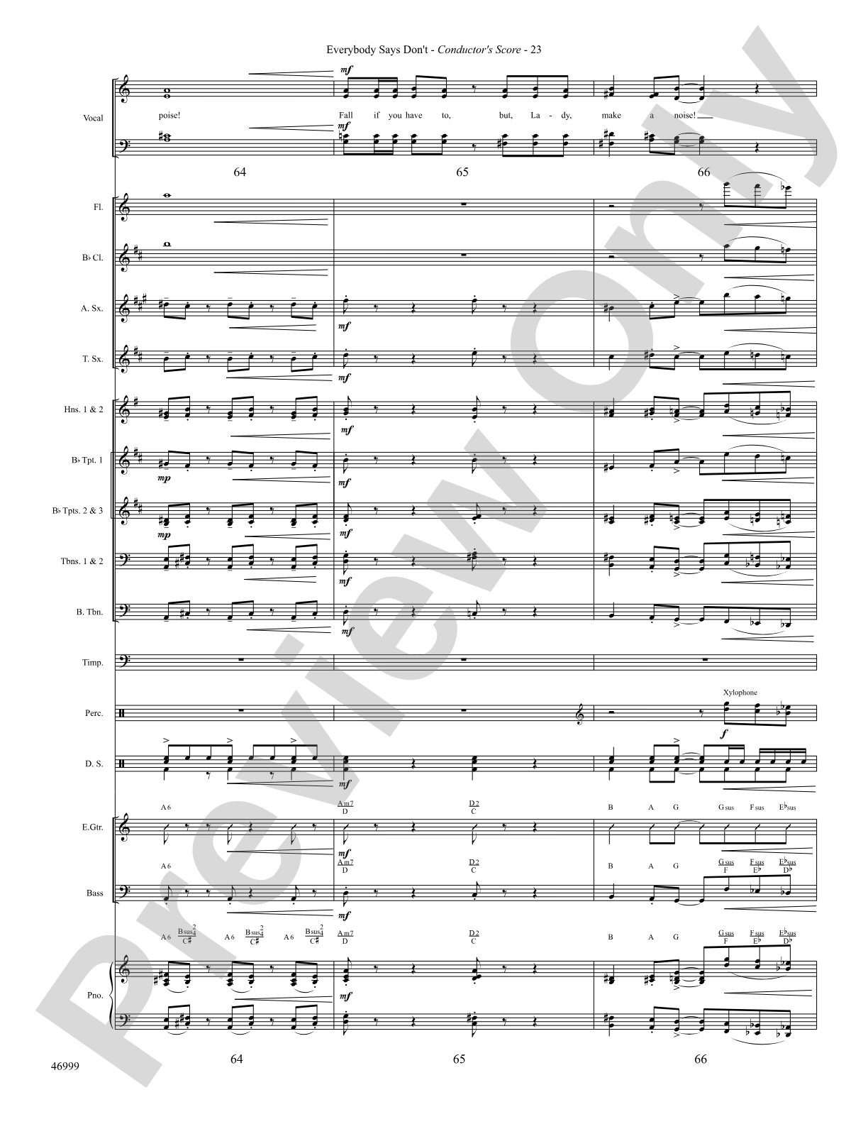 Everybody Says Don't: Choral SoundPax