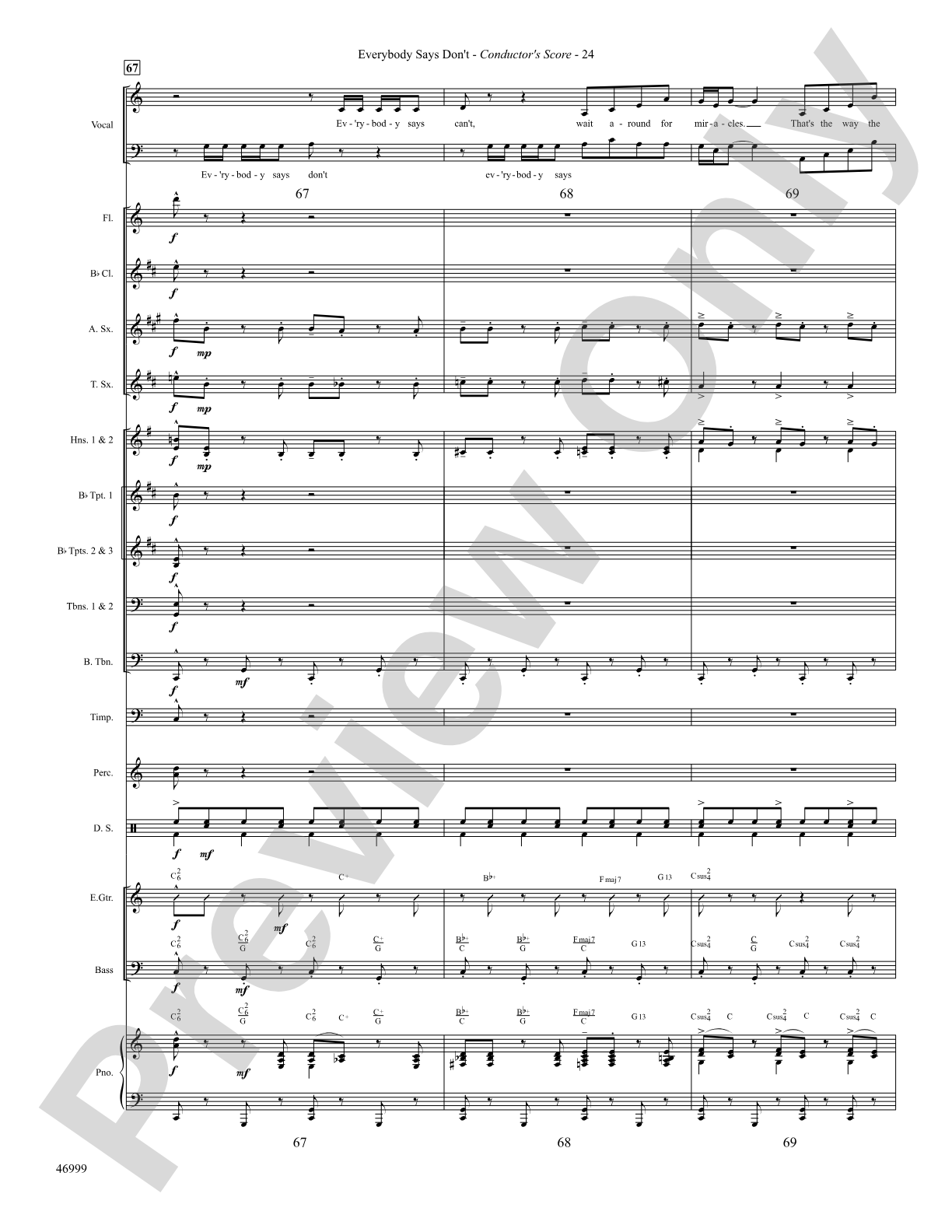 Everybody Says Don't: Choral SoundPax