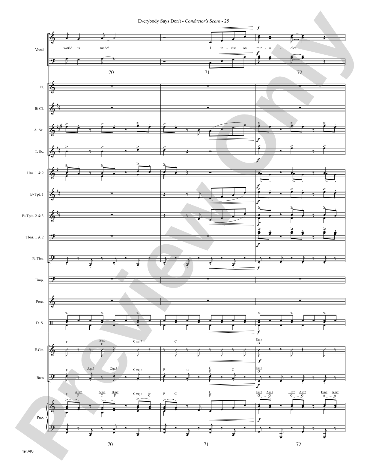 Everybody Says Don't: Choral SoundPax