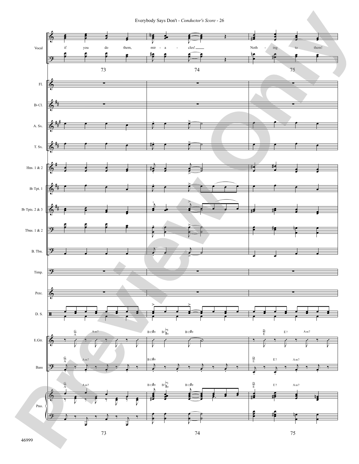 Everybody Says Don't: Choral SoundPax