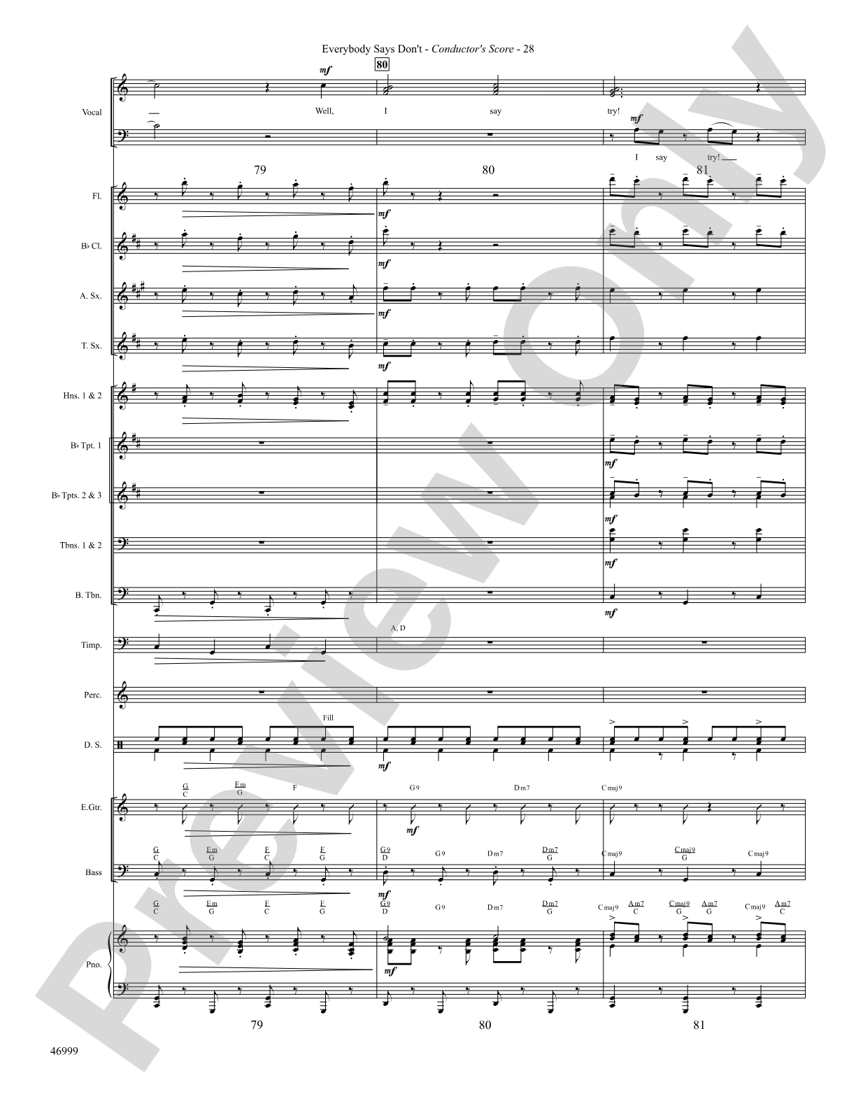 Everybody Says Don't: Choral SoundPax