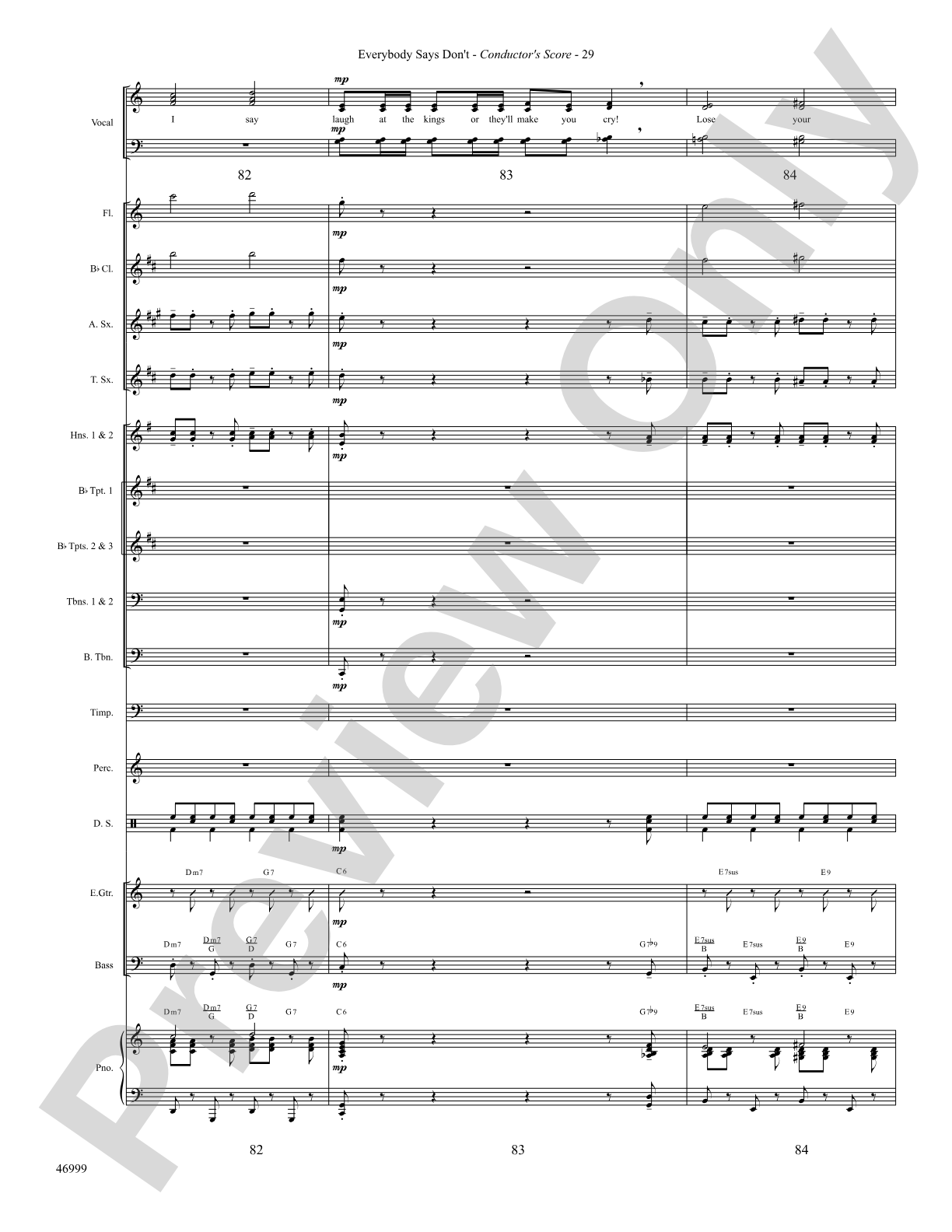 Everybody Says Don't: Choral SoundPax