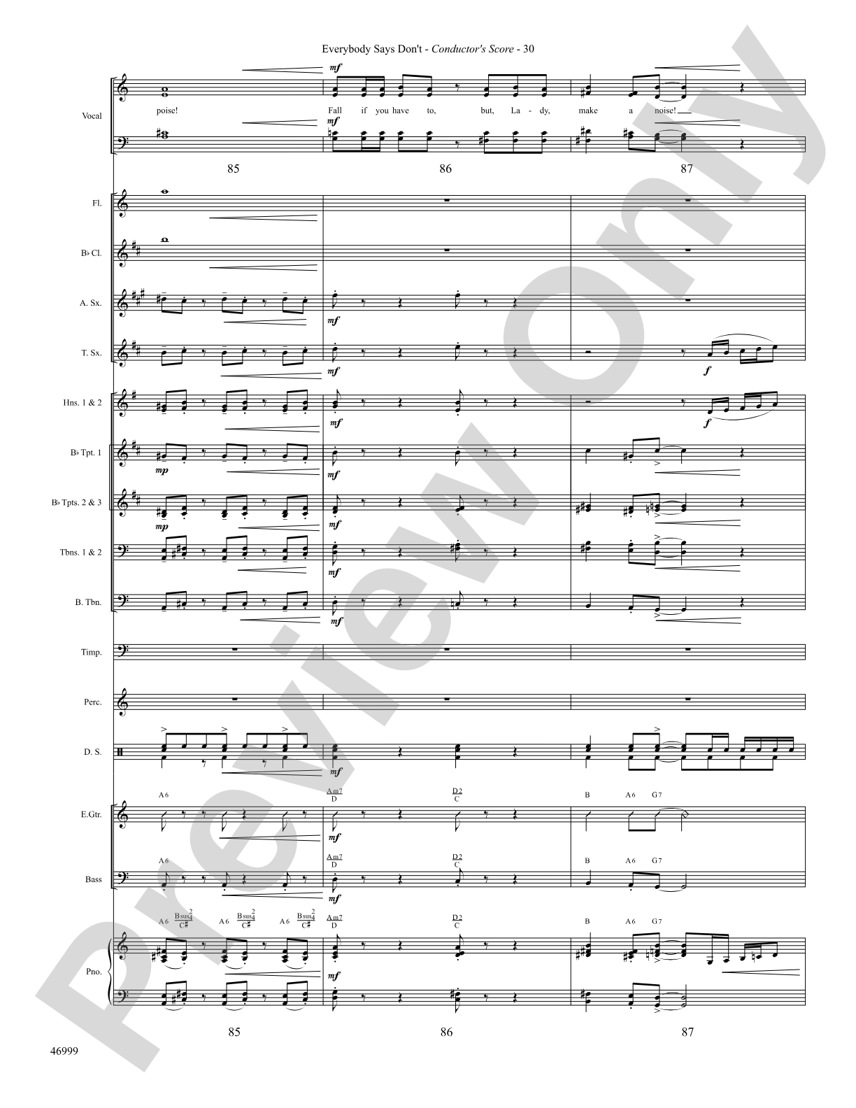 Everybody Says Don't: Choral SoundPax