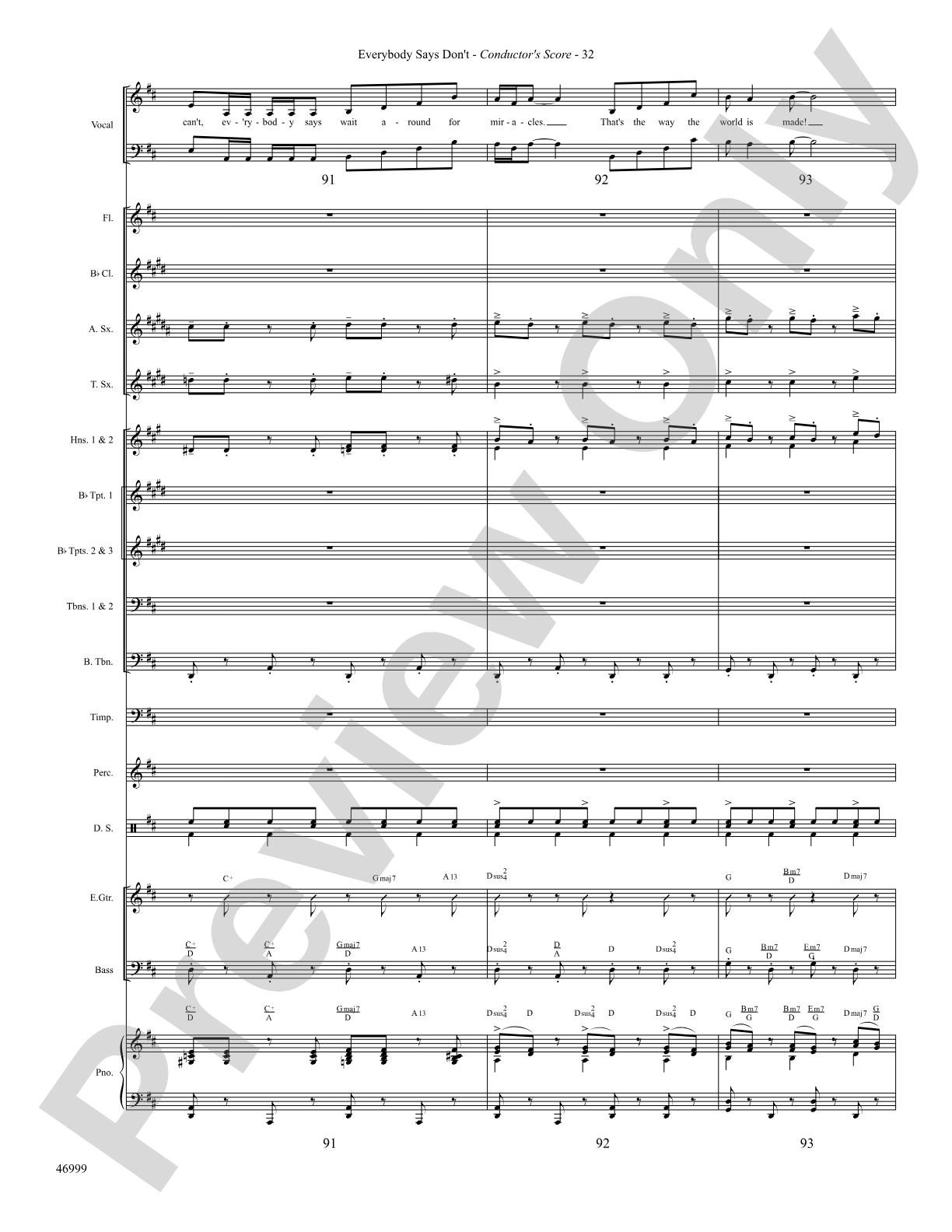 Everybody Says Don't: Choral SoundPax