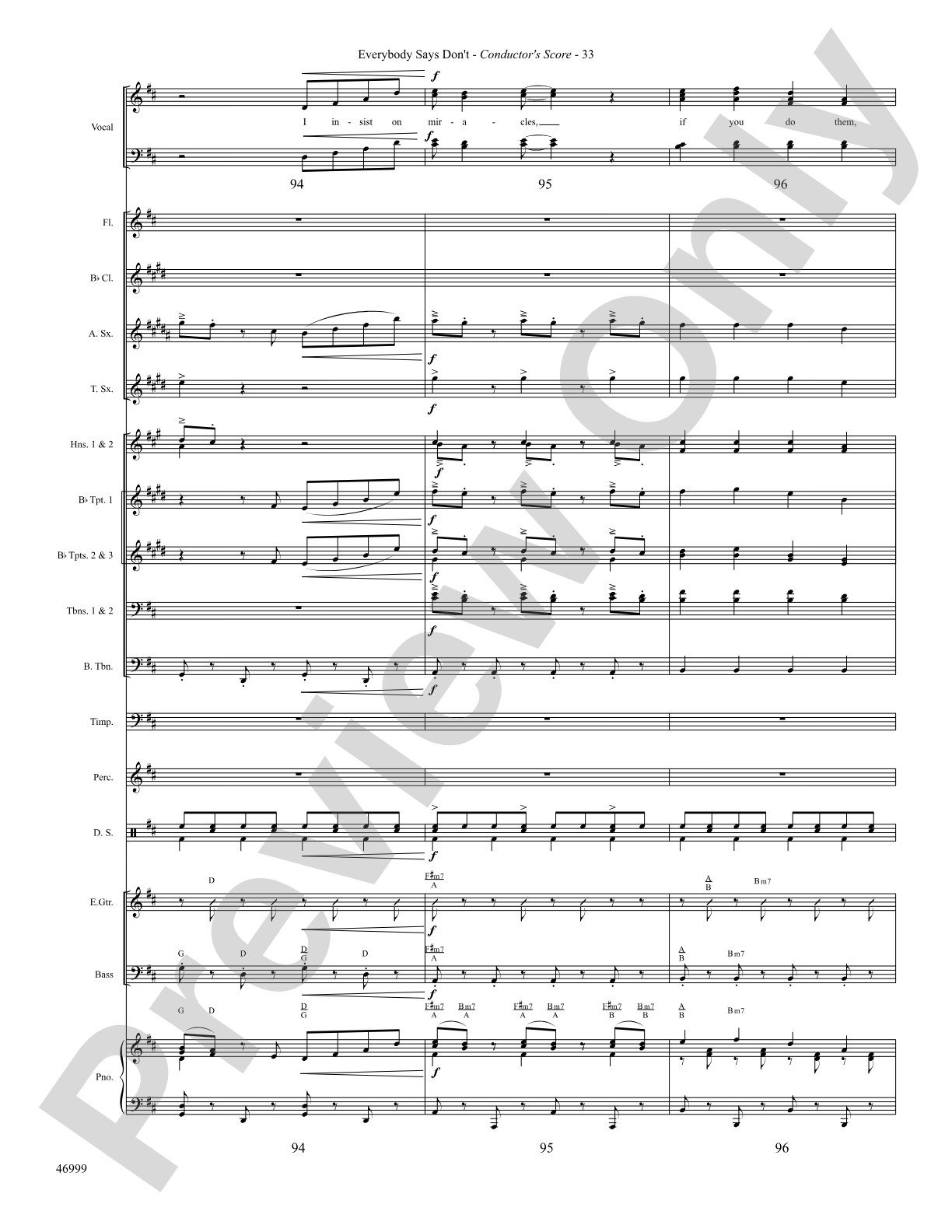 Everybody Says Don't: Choral SoundPax